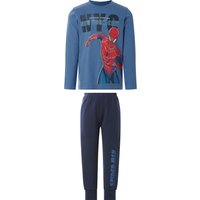 LUPILU® Kinder Pyjama (blau/Navy, 98/104)