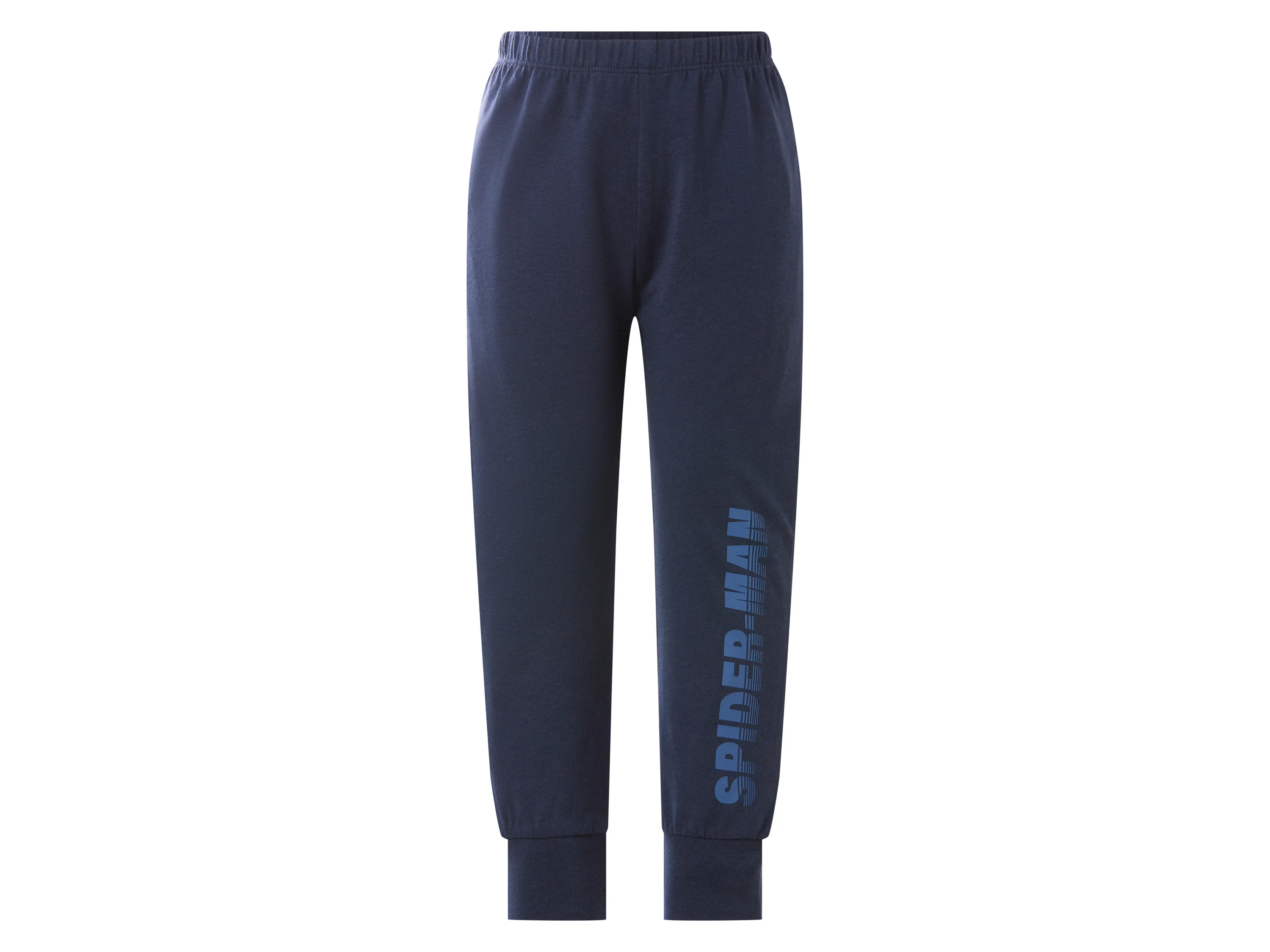LUPILU® Kinder Pyjama (blau/Navy, 98/104) – Bild 4 von 4