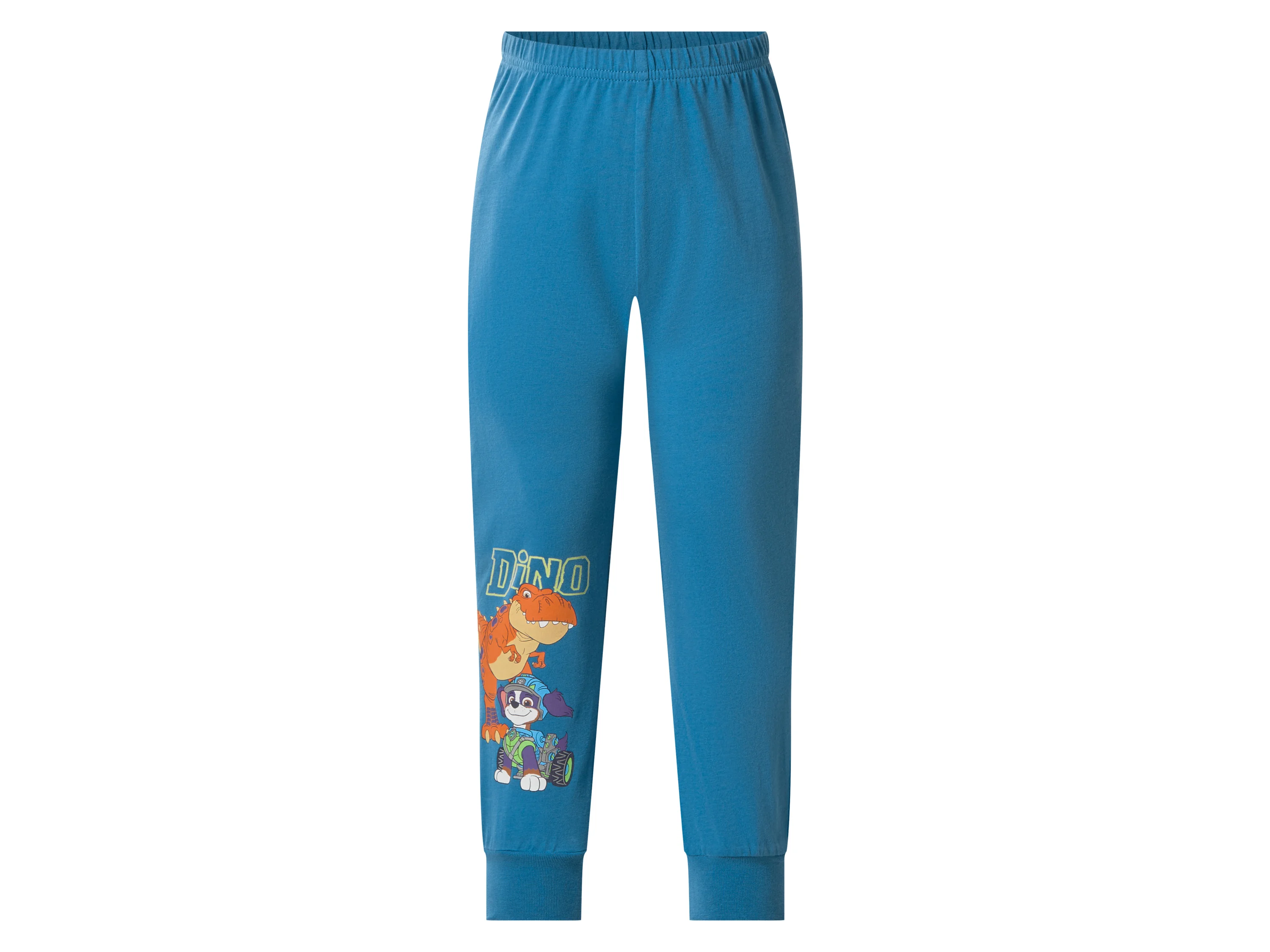LUPILU® Kinder Pyjama (grau/blau, 110/116) – Bild 4 von 4