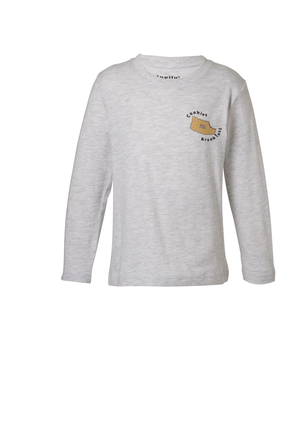 LUPILU® Kinder Pyjama (Hellgrau, 110/116) – Bild 3 von 4
