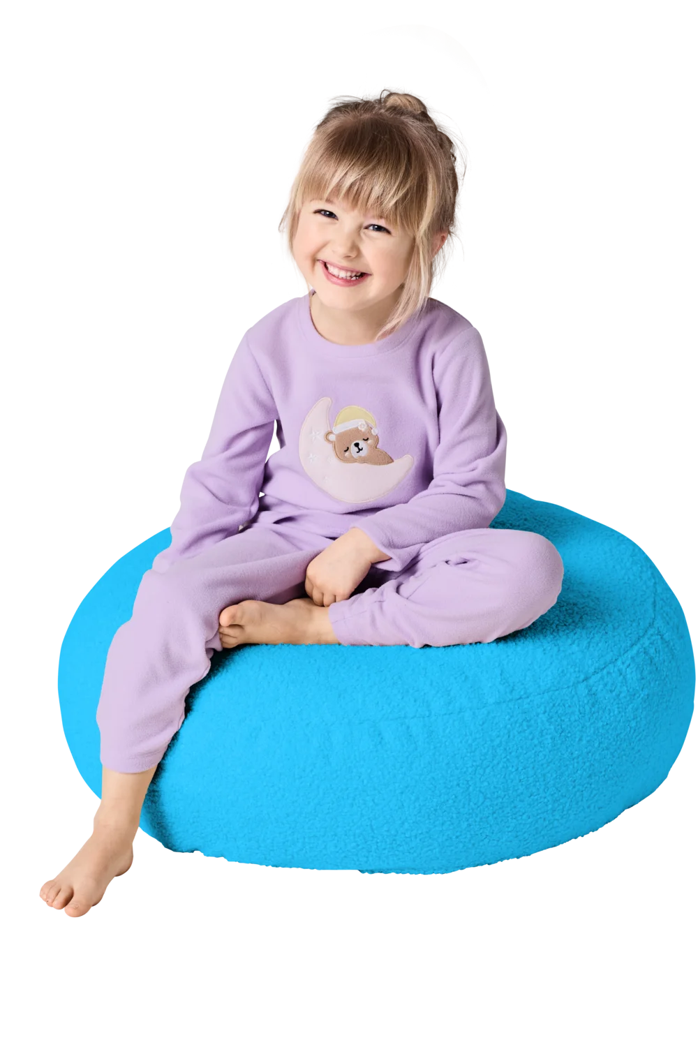 LUPILU® Kinder Pyjama (Lila, 122/128) – Bild 2 von 4