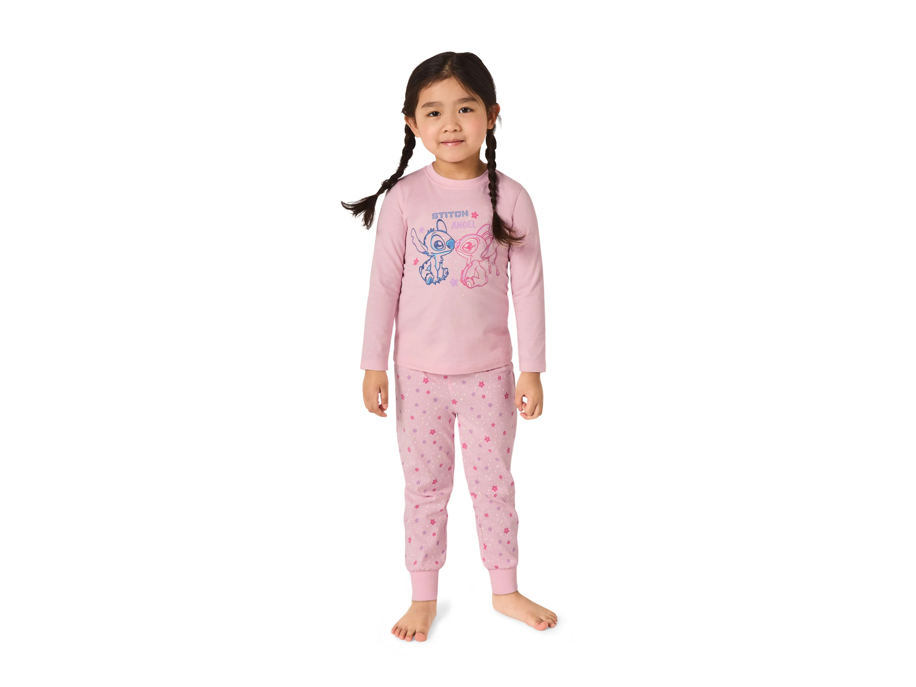 LUPILU® Kinder Pyjama (Rosa, 110/116) – Bild 2 von 4