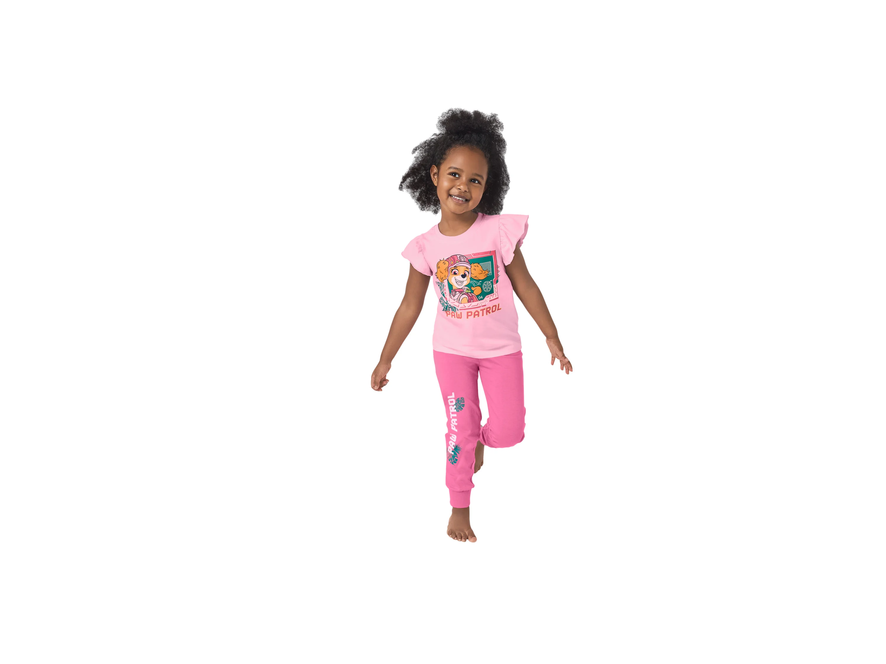 LUPILU® Kinder Pyjama (rosa/pink, 110/116) – Bild 2 von 4