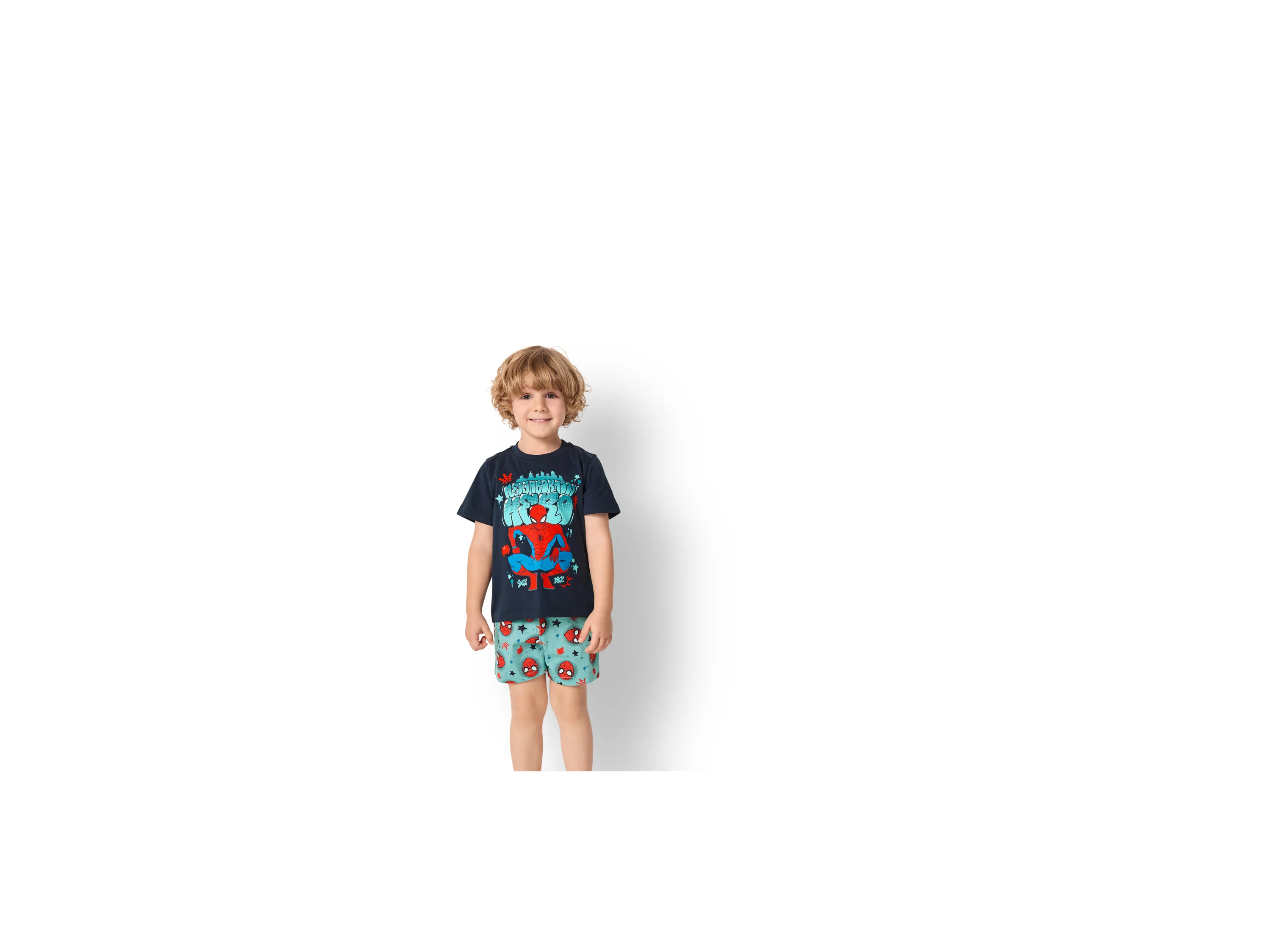 LUPILU® Kinder Pyjama (Spiderman, 98/104) – Bild 2 von 4