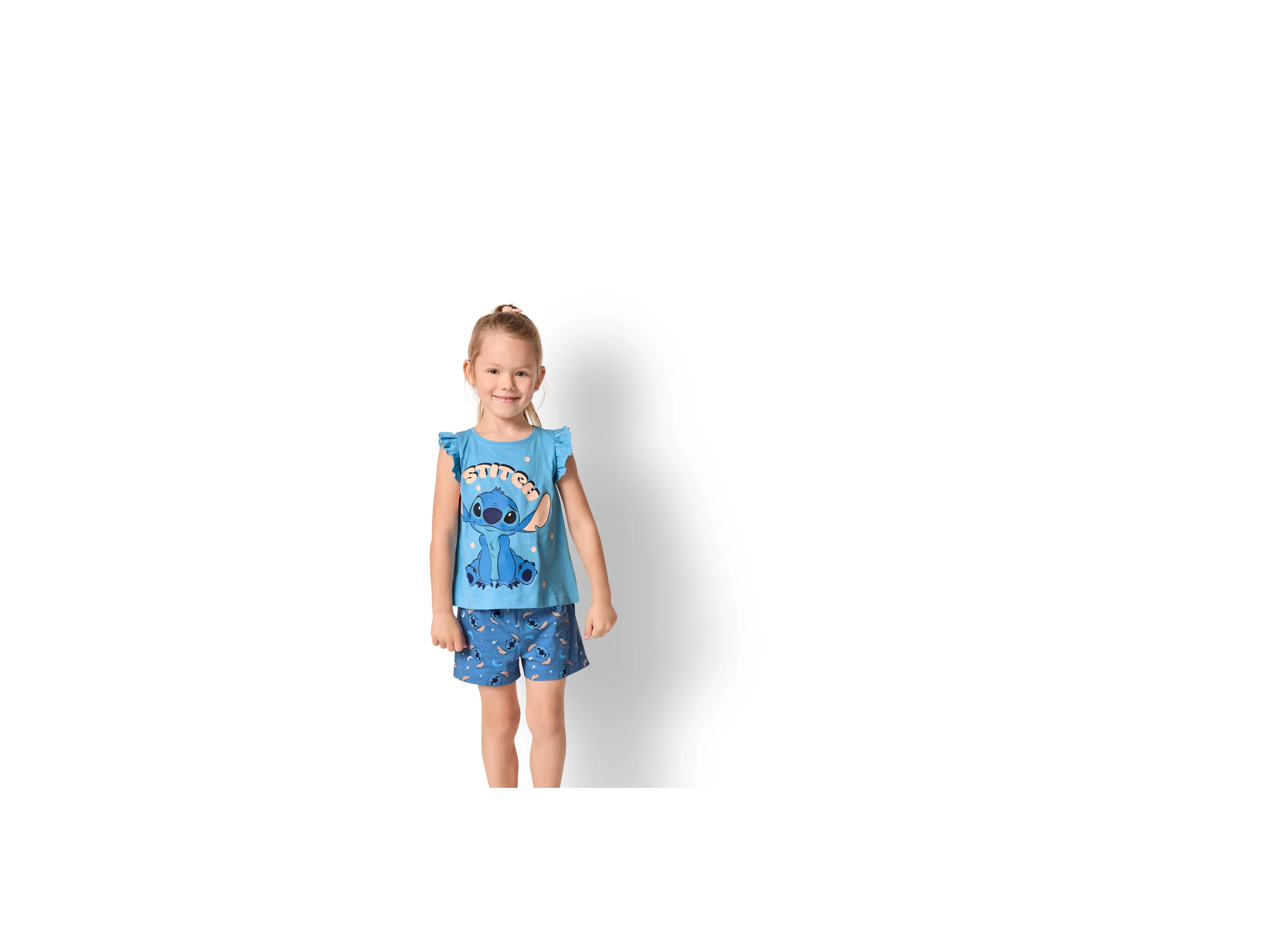 LUPILU® Kinder Pyjama (Stitch, 110/116) – Bild 2 von 4