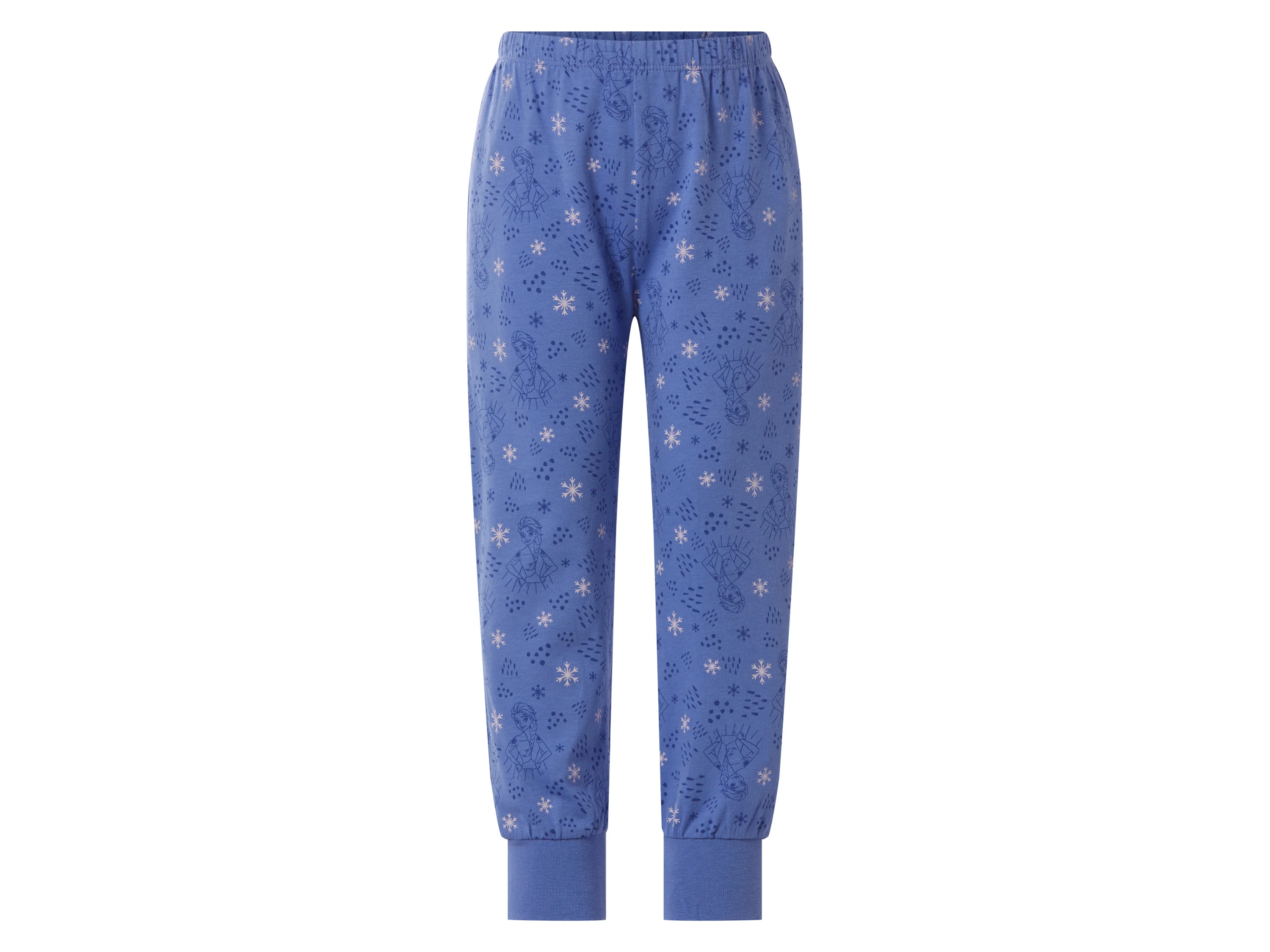 LUPILU® Kinder Pyjama (weiß/blau, 98/104) – Bild 4 von 4