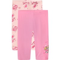 LUPILU® Kinder Radlerleggings, 2 Stück (Pink, 122/128)