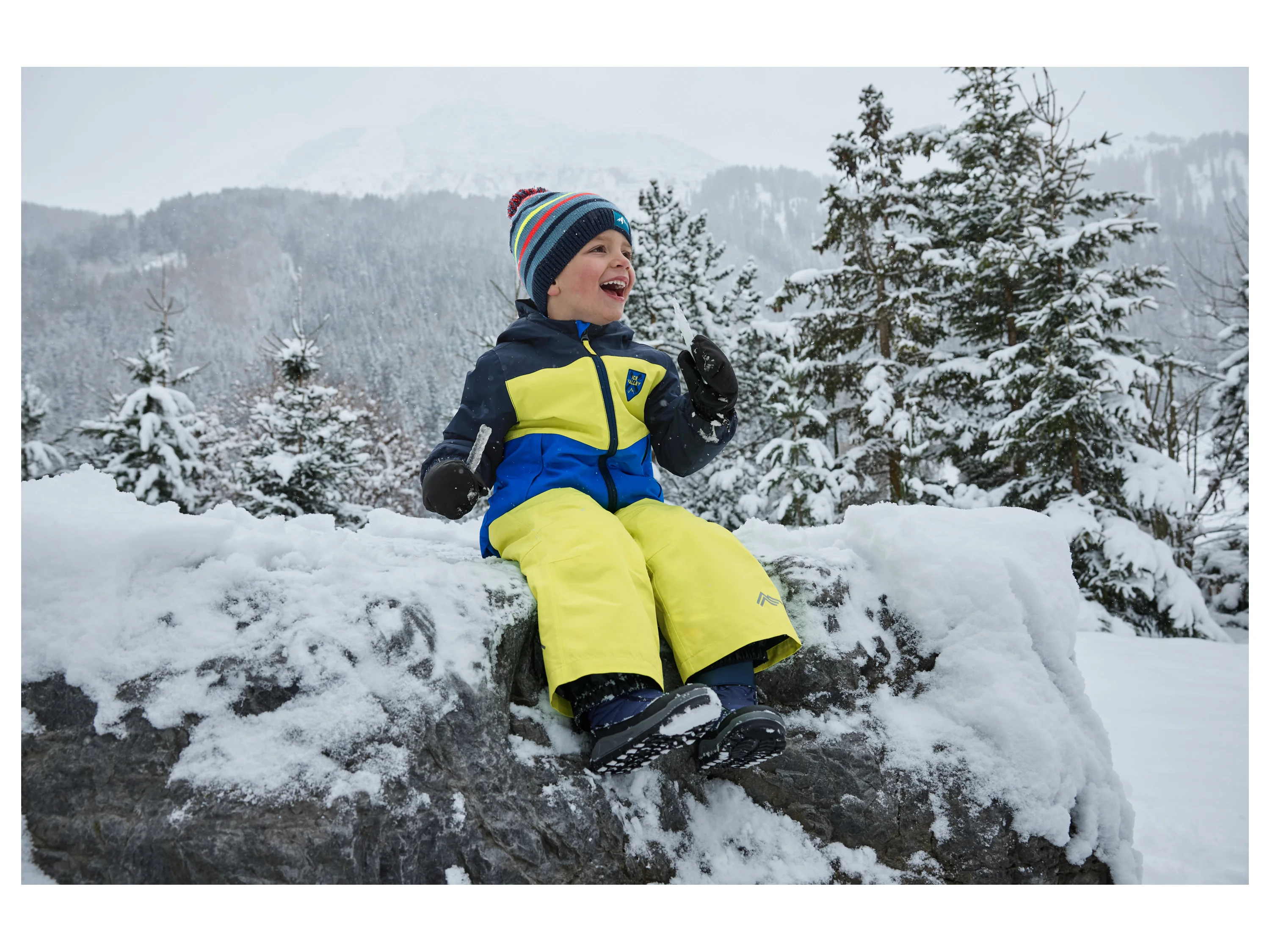 LUPILU® Kinder Schneestiefel (Lime, 29) – Bild 4 von 4