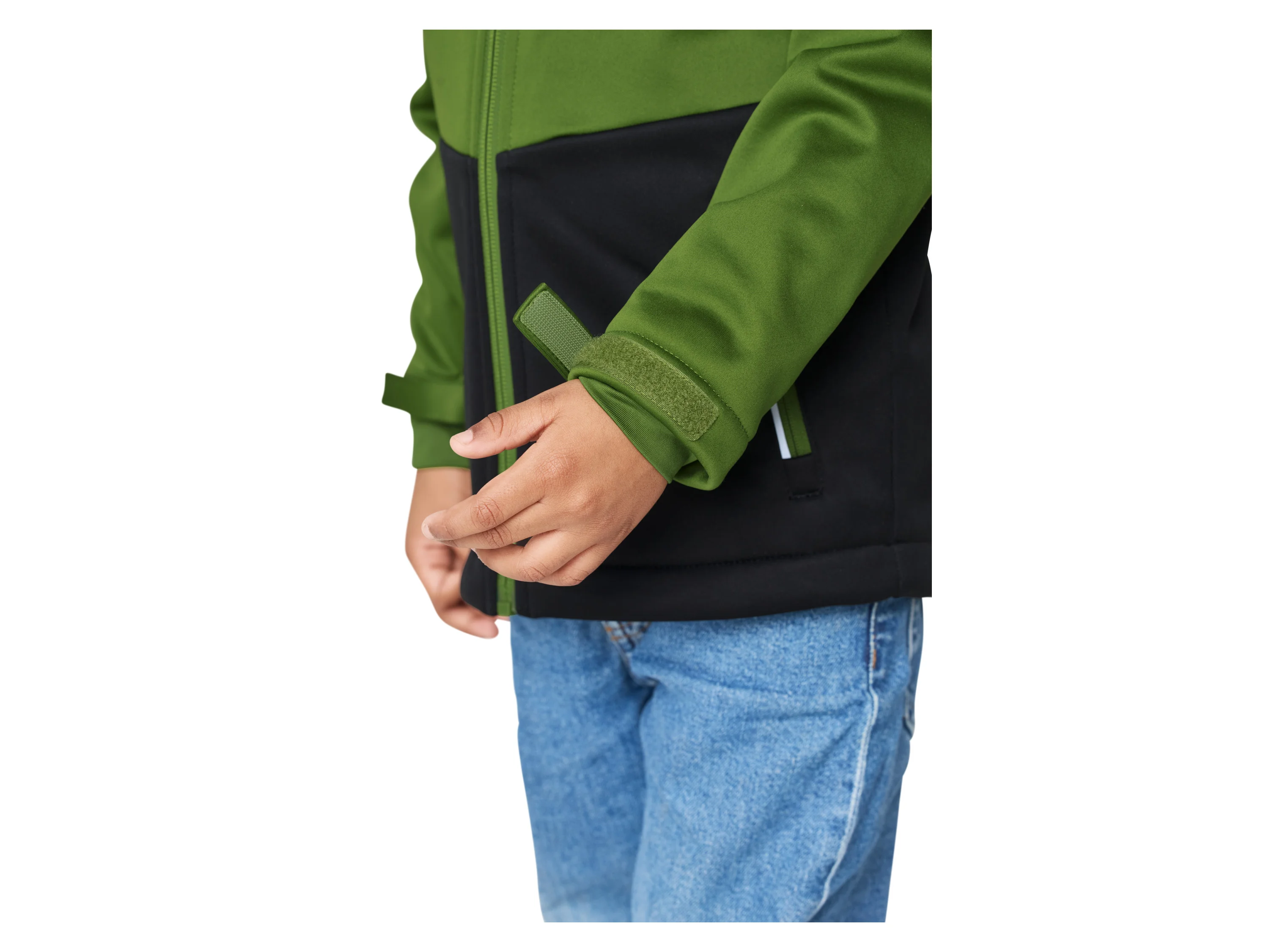 LUPILU® Kinder Softshelljacke (Grün, 98/104) – Bild 4 von 4