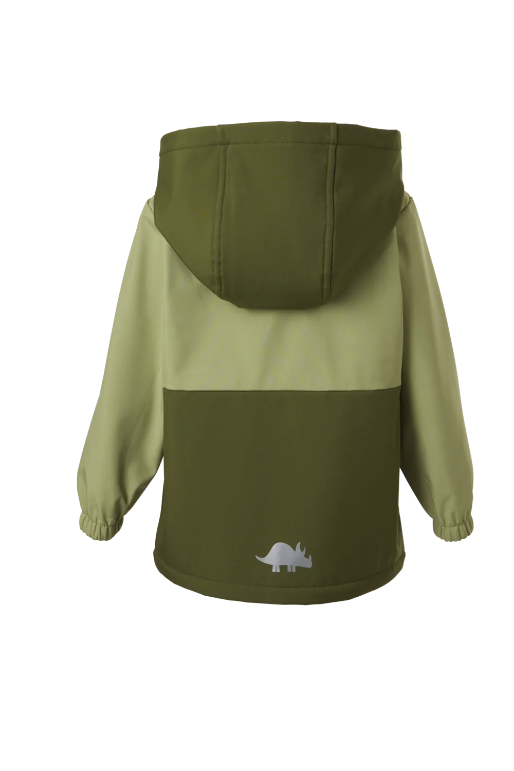 LUPILU® Kinder Softshelljacke mit Farbwechsel bei Regen (Grün, 122/128) – Bild 4 von 4