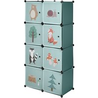 LUPILU® Kinder-Steckregal, 74 x 36 x 144 cm (Fuchs)