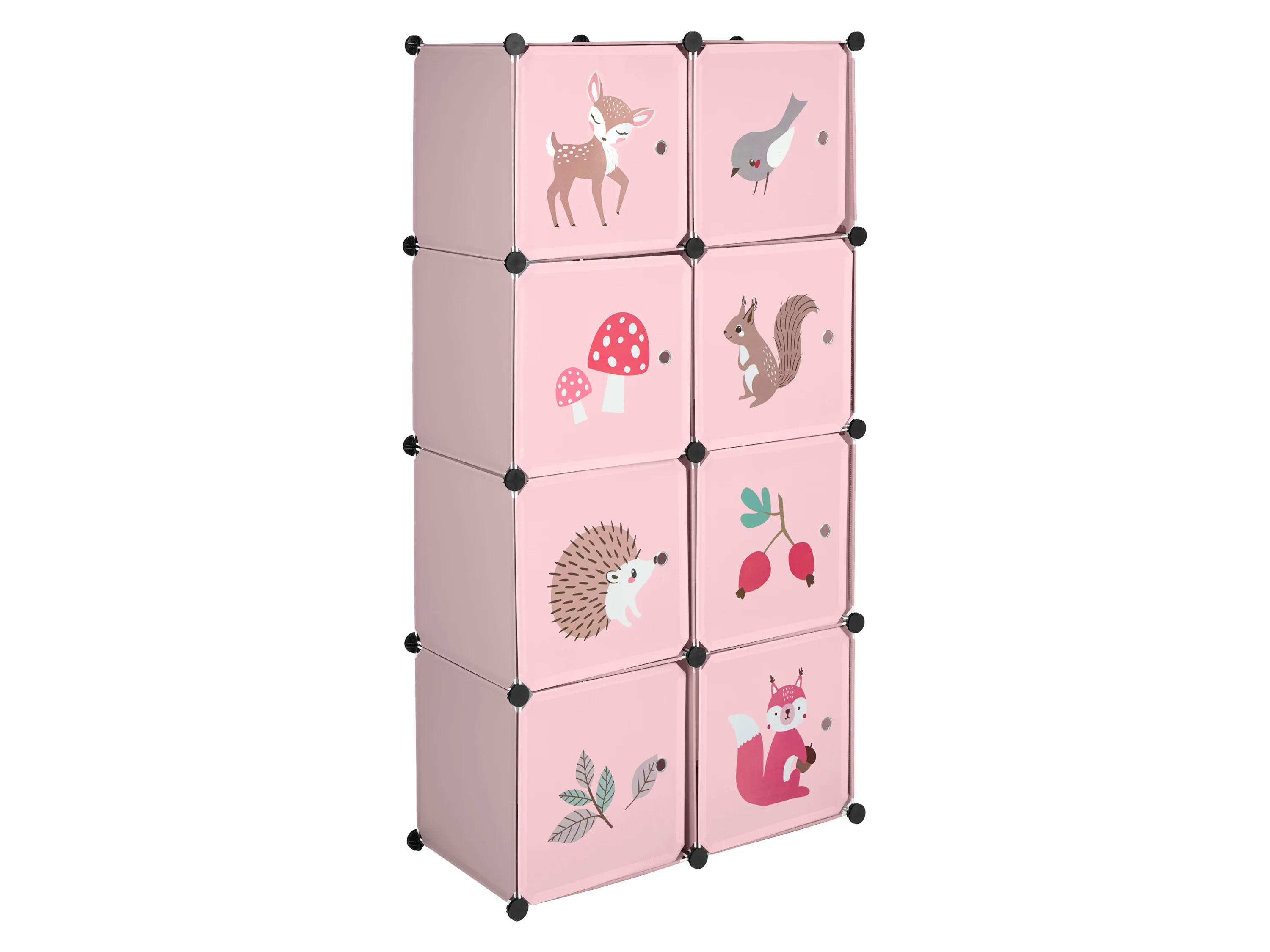 LUPILU® Kinder-Steckregal, 74 x 36 x 144 cm (Reh) – Bild 4 von 4