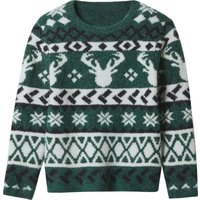LUPILU® Kinder-Strickpullover (Grün, 98/104)