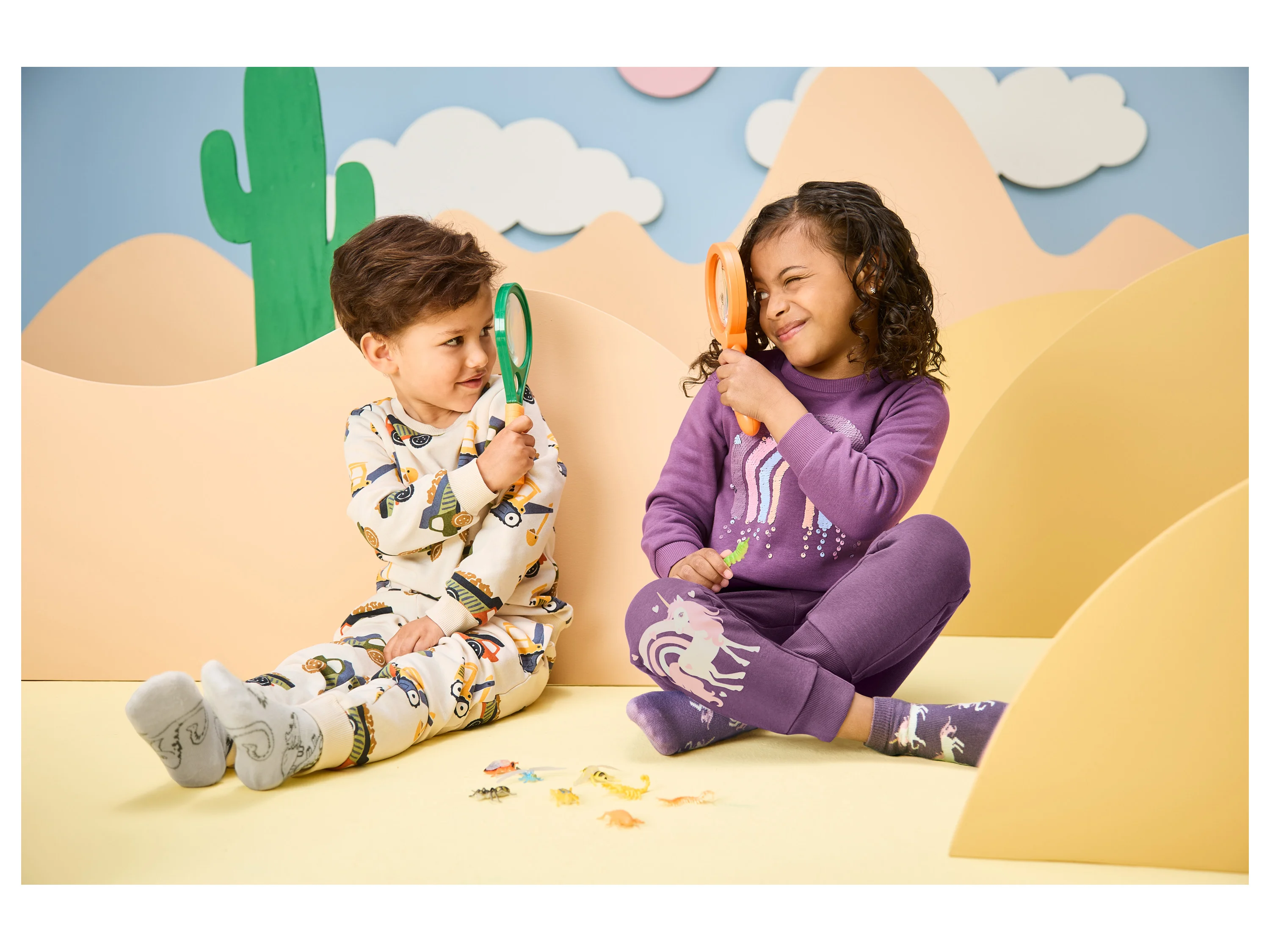 LUPILU® Kinder Sweathose (Lila, 98/104) – Bild 4 von 4