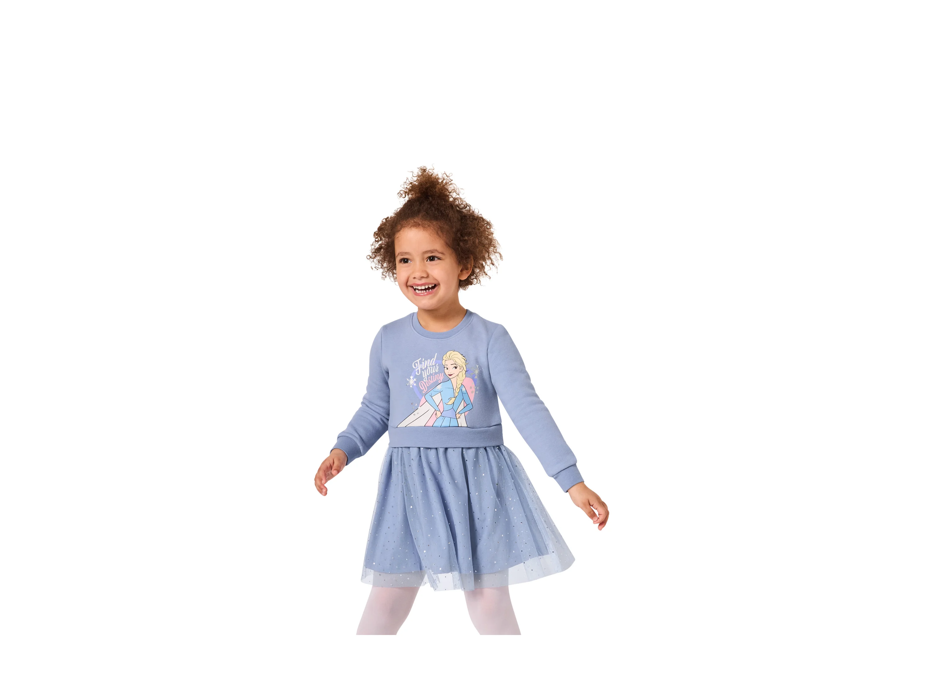 LUPILU® Kinder Sweatkleid (Frozen, 98/104) – Bild 2 von 4