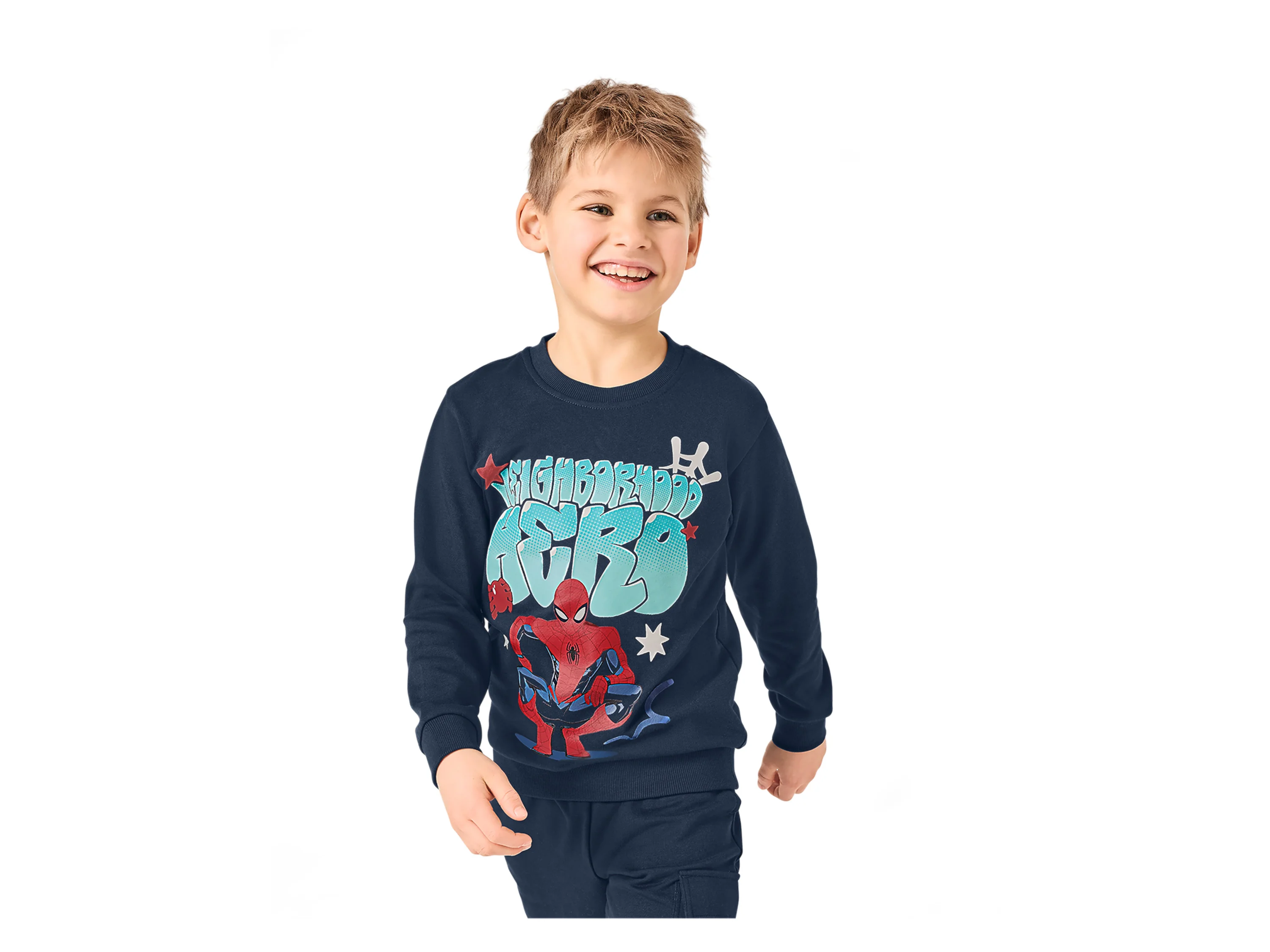 LUPILU® Kinder Sweatpullover (Navy, 98/104) – Bild 2 von 3