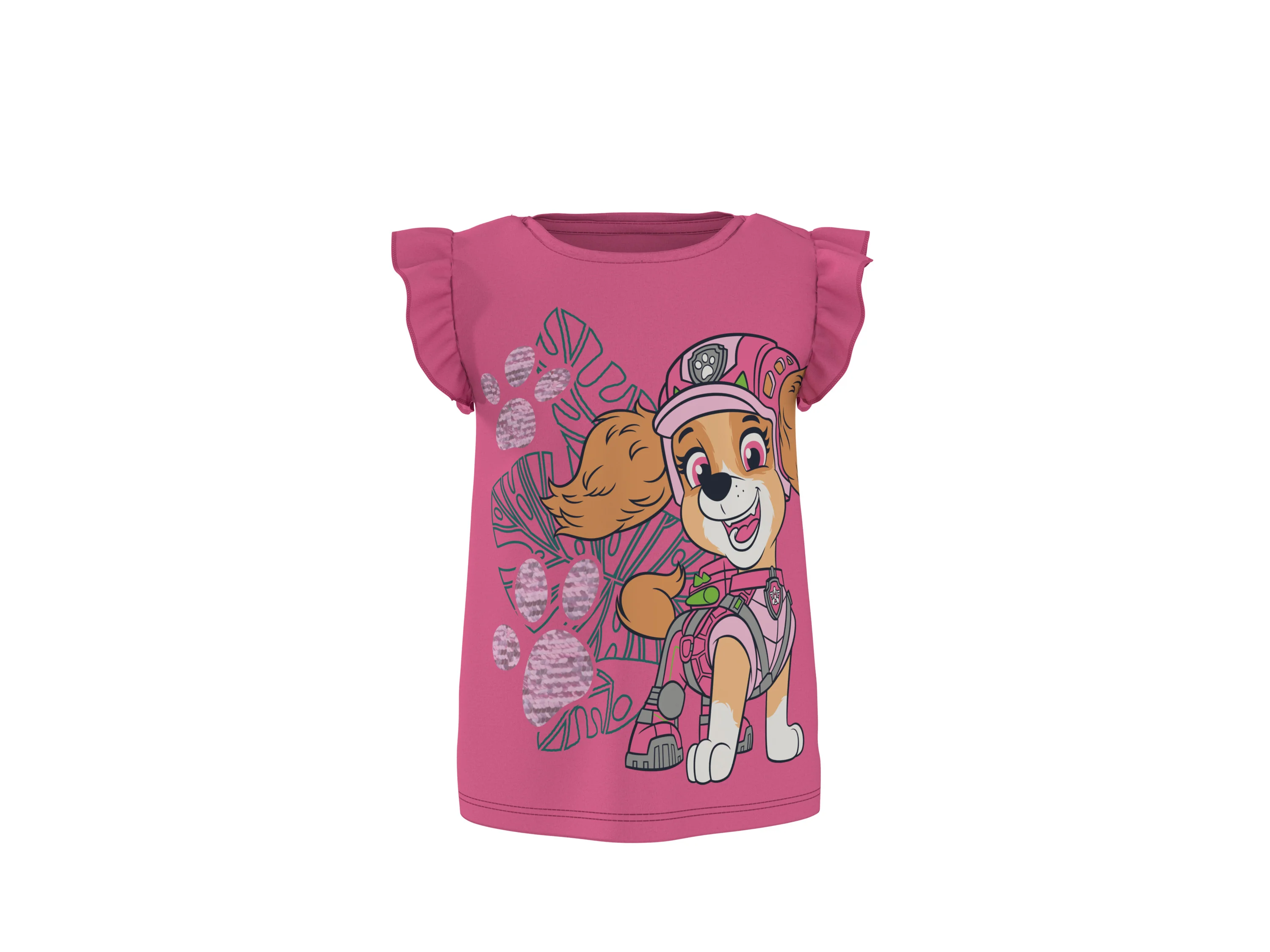 LUPILU® Kinder T-Shirts, 2 Stück (Pink/Weiß, 110/116) – Bild 2 von 4