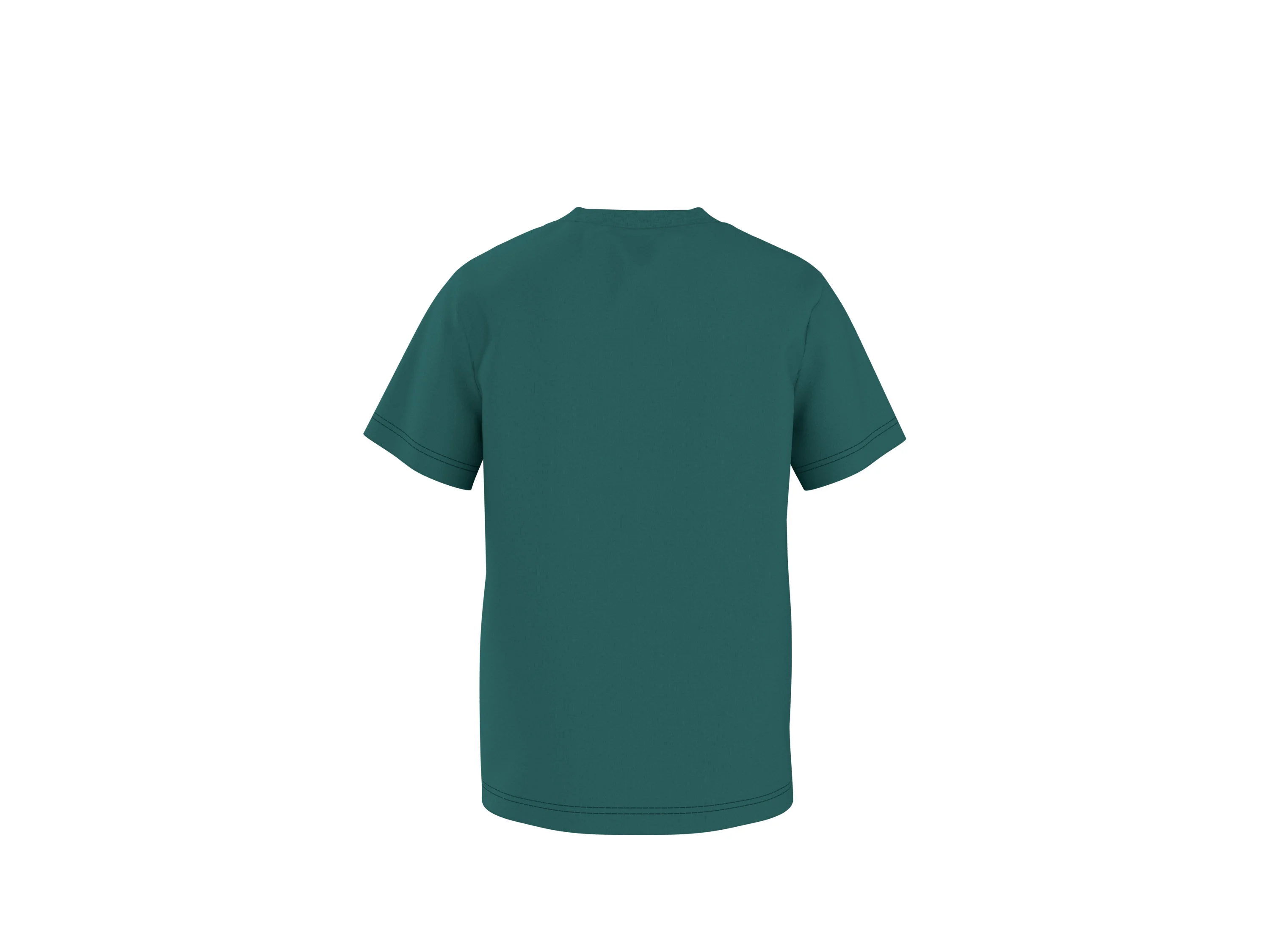 LUPILU® Kinder T-Shirts, 2 Stück (Grün/Weiß, 110/116) – Bild 3 von 4