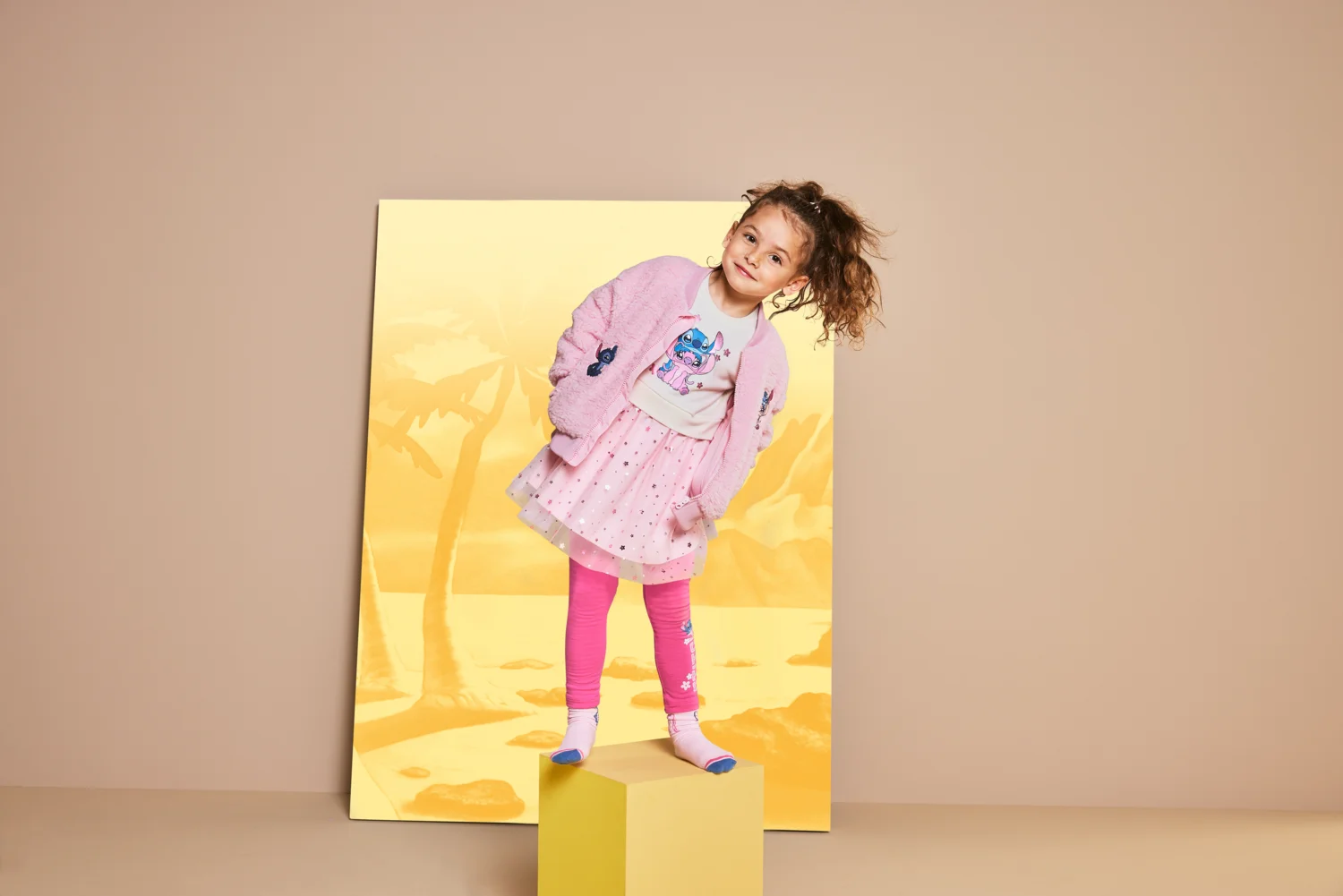LUPILU® Kinder Teddy-Fleecejacke (Rose, 98/104) – Bild 2 von 4