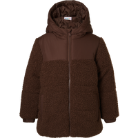 LUPILU® Kinder Teddyfleece-Jacke (Braun, 98/104)