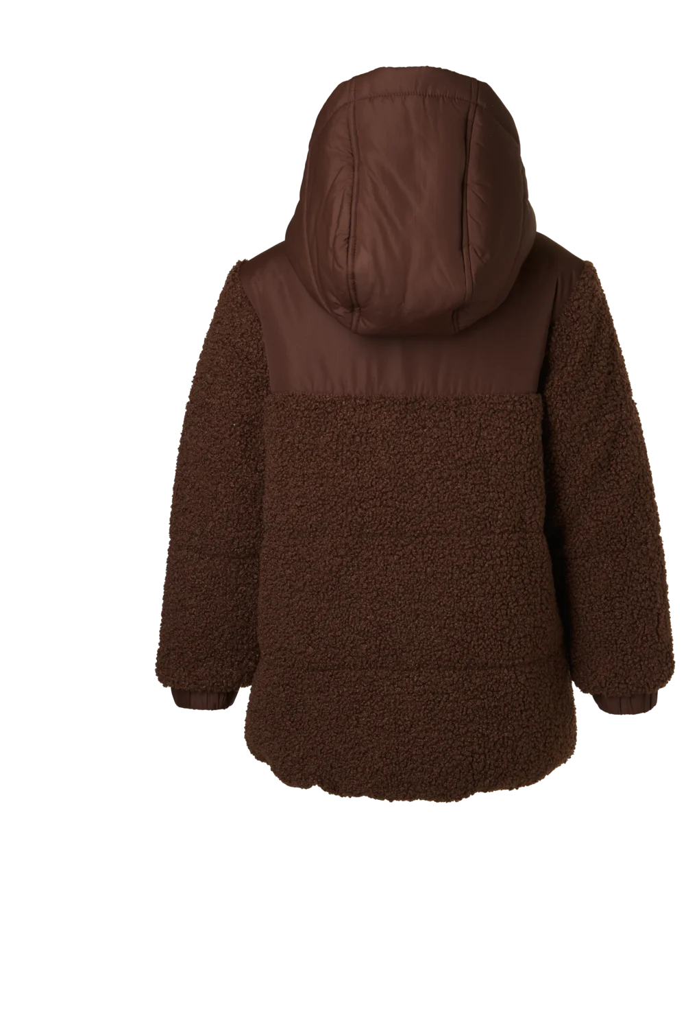 LUPILU® Kinder Teddyfleece-Jacke (Braun, 122/128) – Bild 3 von 3