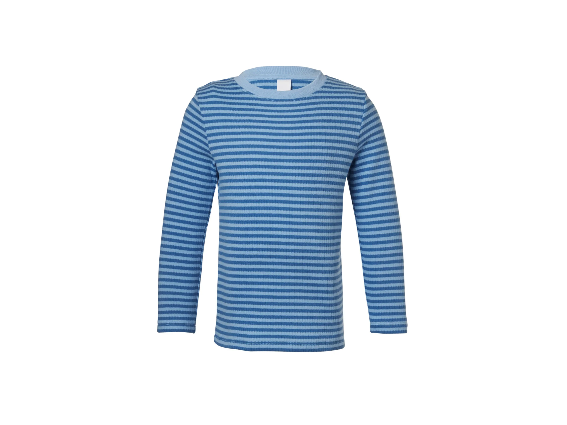 LUPILU® Kinder-Thermo-Langarmshirt, 2 Stück (hellblau/navy, 98/104) – Bild 3 von 4