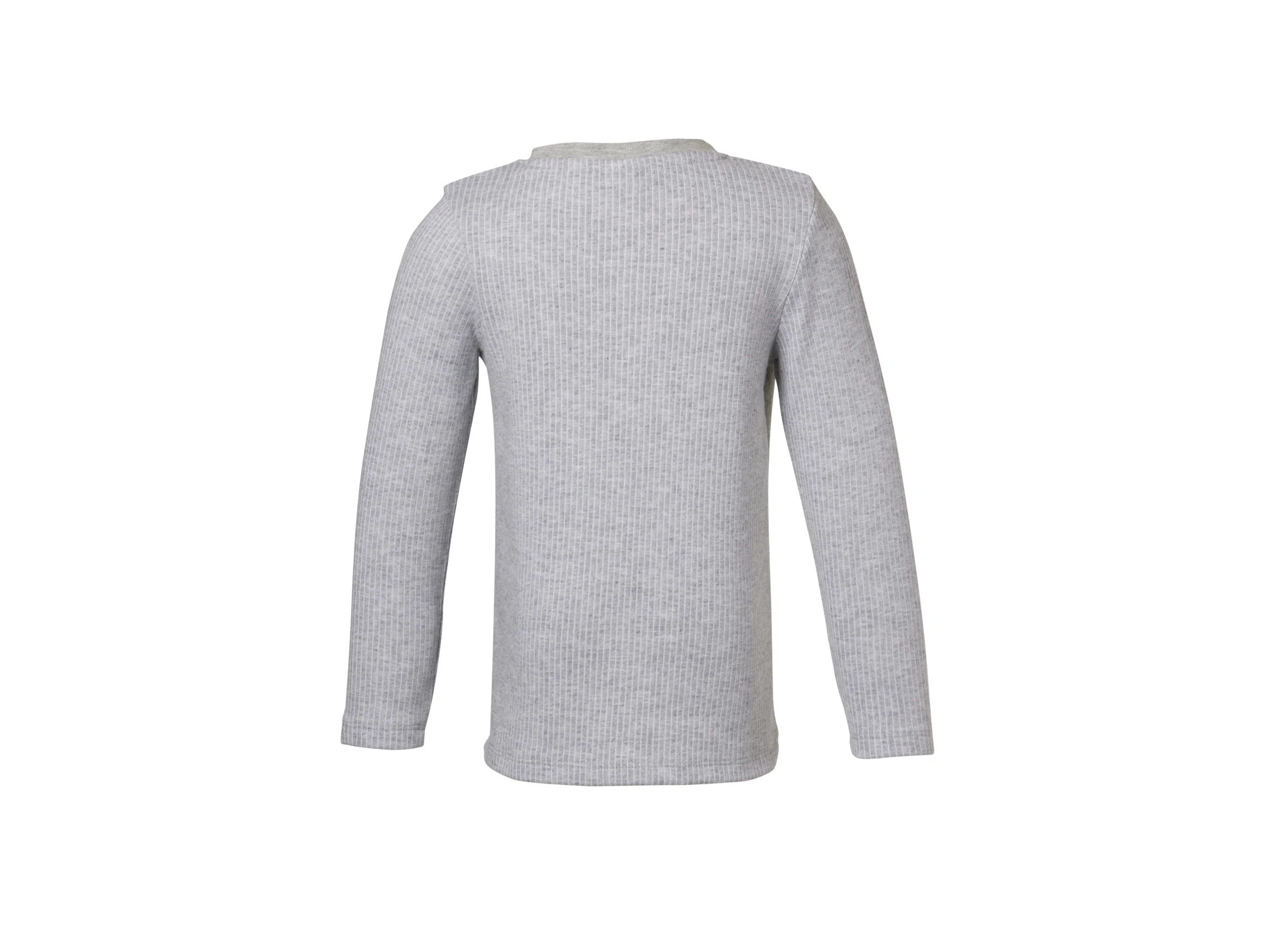 LUPILU® Kinder-Thermo-Langarmshirt, 2 Stück (grün/hellgrau, 98/104) – Bild 3 von 4