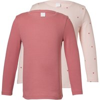 LUPILU® Kinder-Thermo-Langarmshirt, 2 Stück (rosa/rose, 110/116)