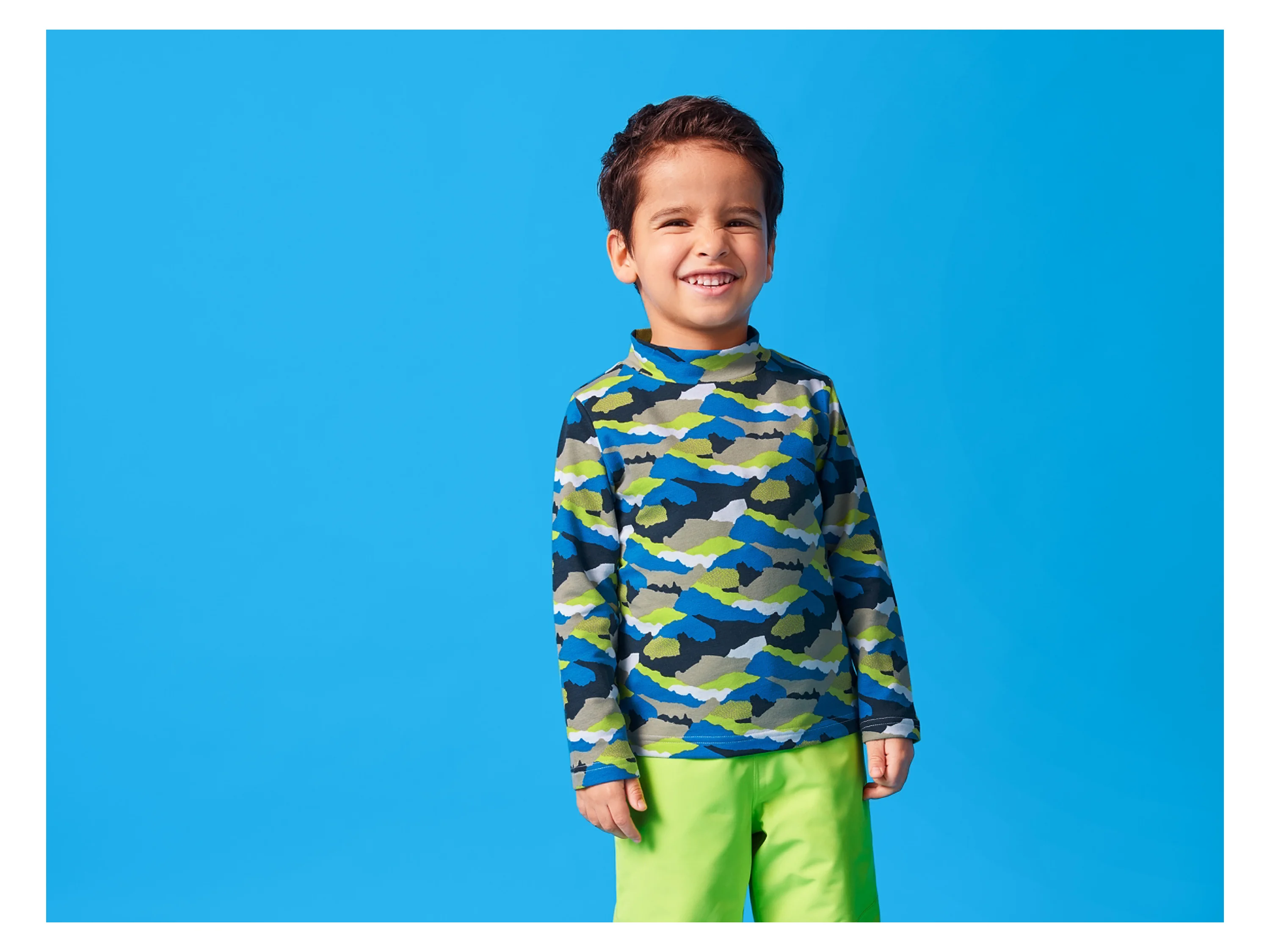 LUPILU® Kinder Thermo-Langarmshirts, 2 Stück (Blau, 86/92) – Bild 3 von 4