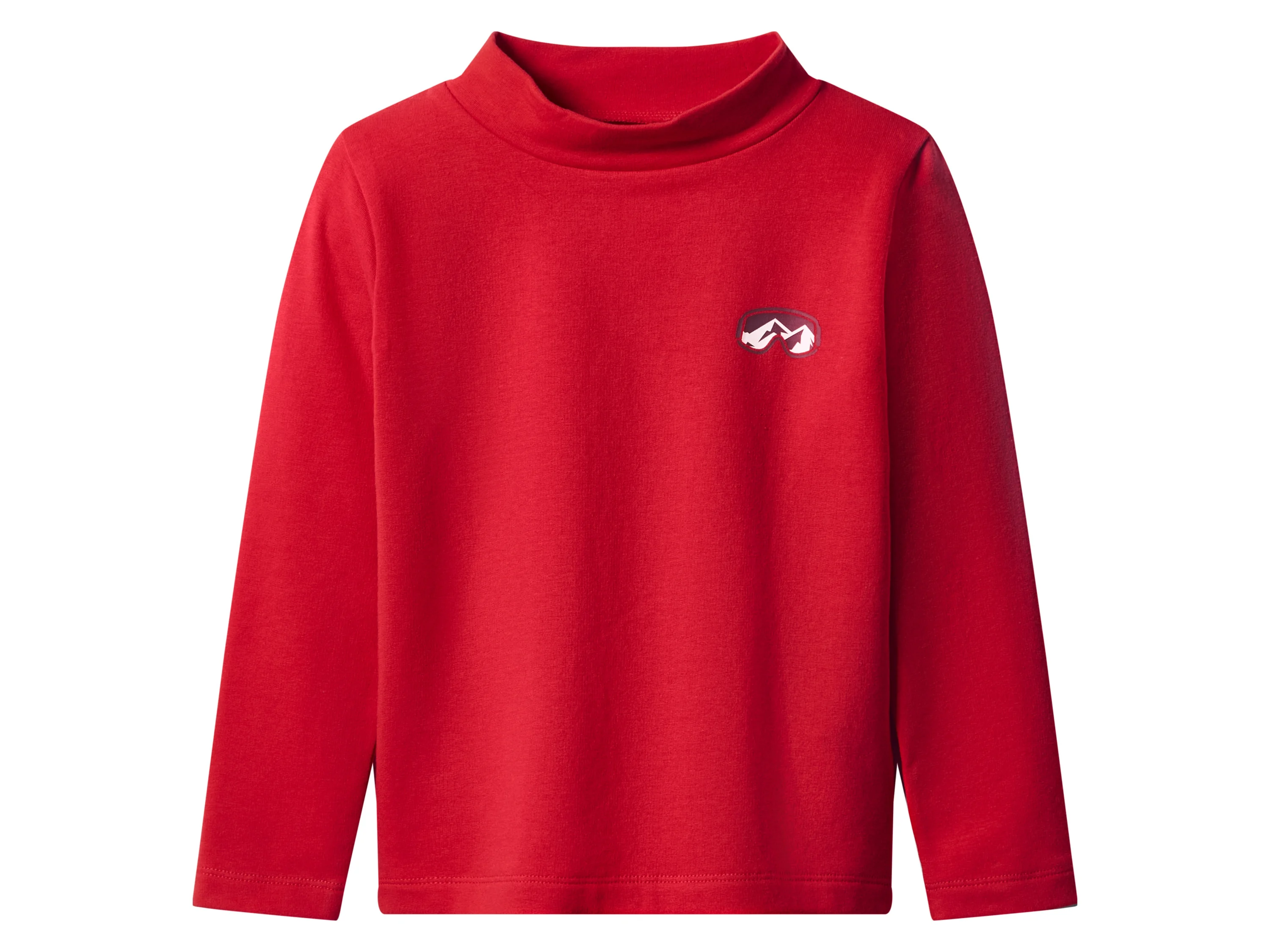 LUPILU® Kinder Thermo-Langarmshirts, 2 Stück (navy/rot, 86/92) – Bild 3 von 4