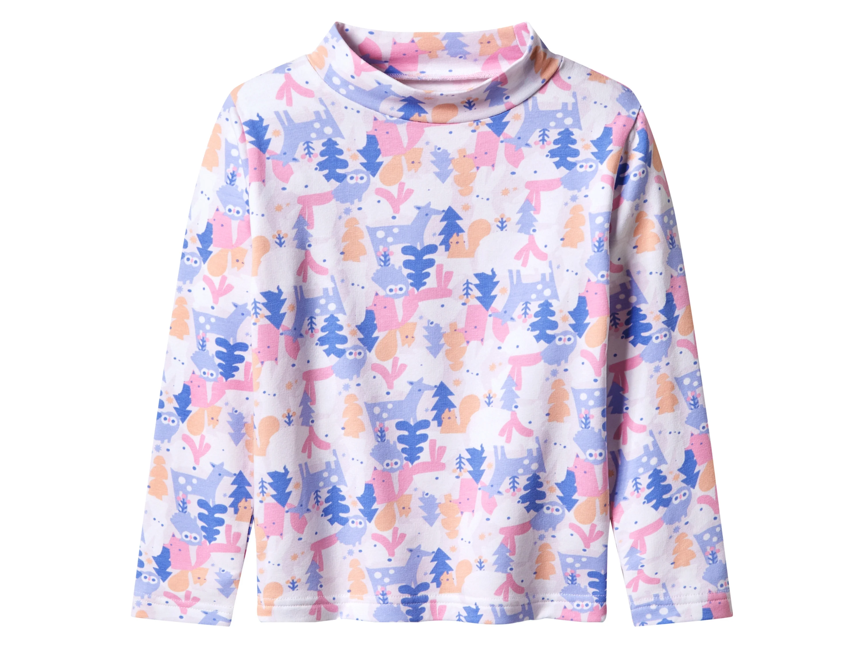 LUPILU® Kinder Thermo-Langarmshirts, 2 Stück (Hellblau, 86/92) – Bild 2 von 4