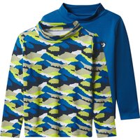 LUPILU® Kinder Thermo-Langarmshirts, 2 Stück (blau/gemustert, 98/104)