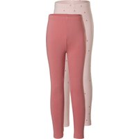 LUPILU® Kinder Thermo-Leggings, 2 Stück (pink/rosa, 110/116)