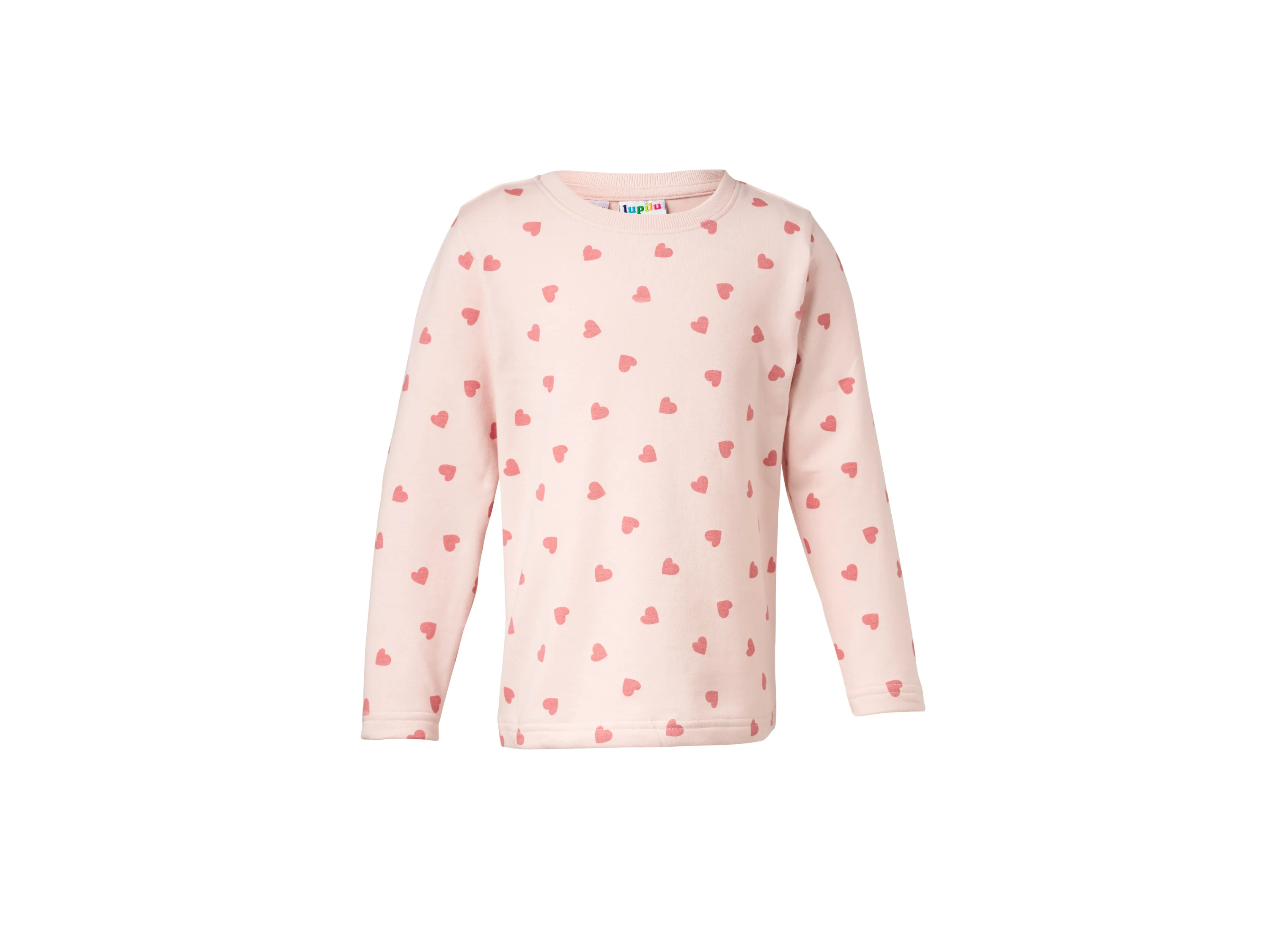 LUPILU® Kinder-Thermo-Sweatshirts, 2 Stück (Rosa/Navy, 98/104) – Bild 2 von 4