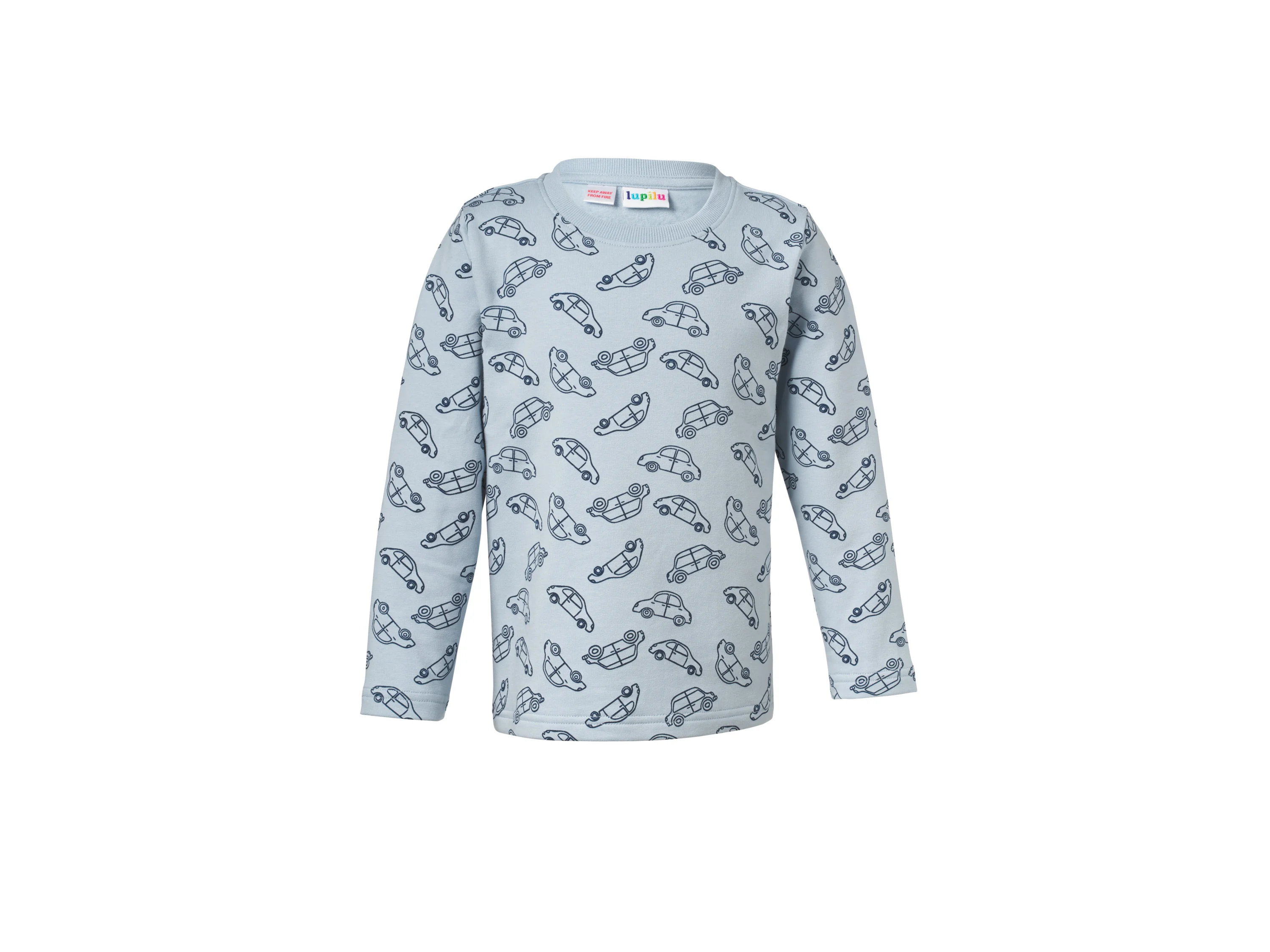 LUPILU® Kinder-Thermo-Sweatshirts, 2 Stück (navy/blau, 122/128) – Bild 2 von 4