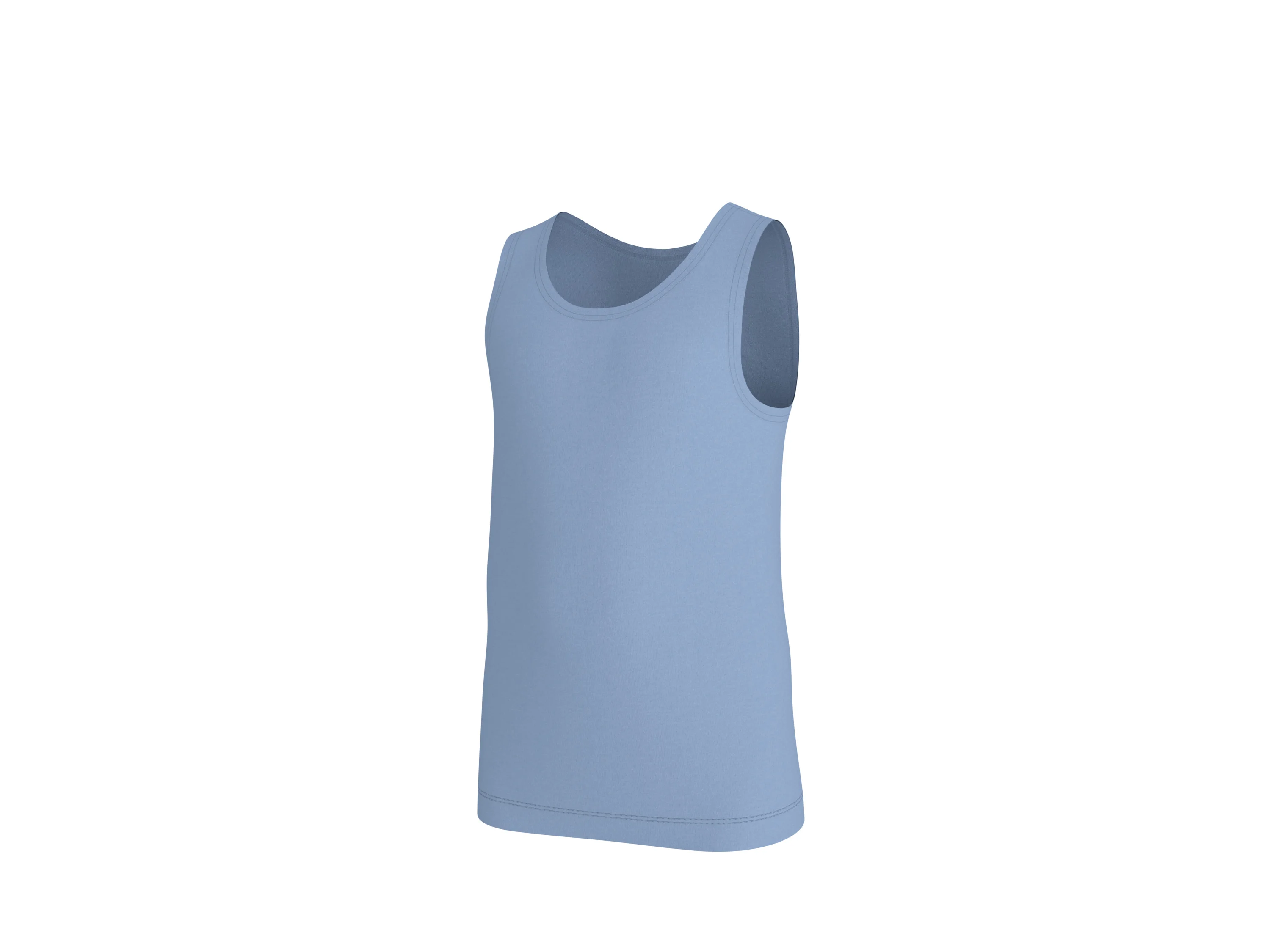 LUPILU® Kinder Unterhemd, 5 Stück (gemustert/navy/blau, 98/104) – Bild 3 von 4