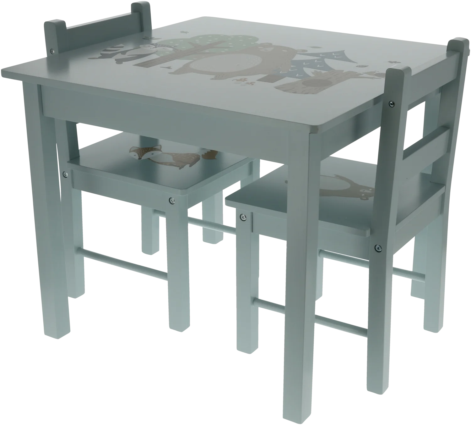 LUPILU® Kindertisch mit 2 Stühlen – Bild 3 von 4