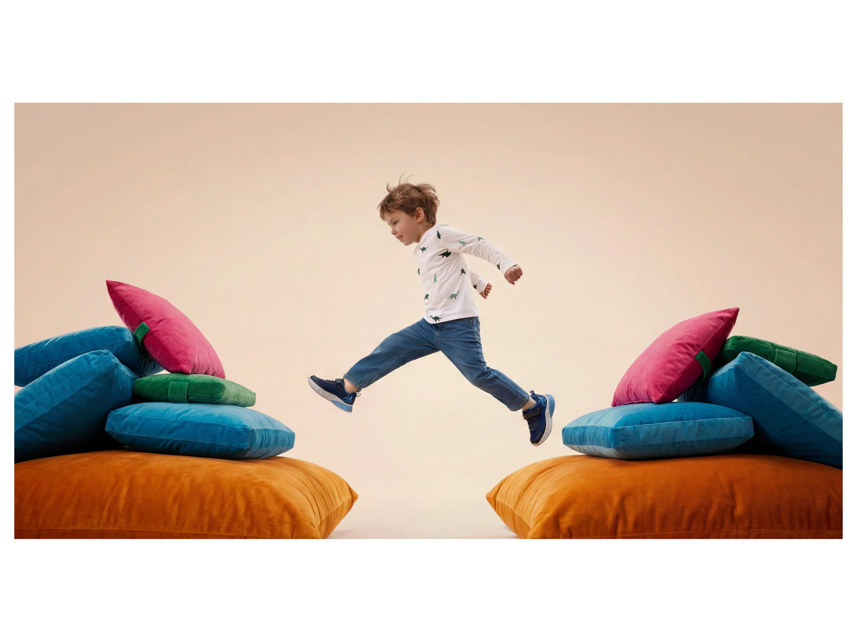 LUPILU® Kleinkinder Jeans, Relaxed Fit (Dunkelblau, 110) – Bild 4 von 4