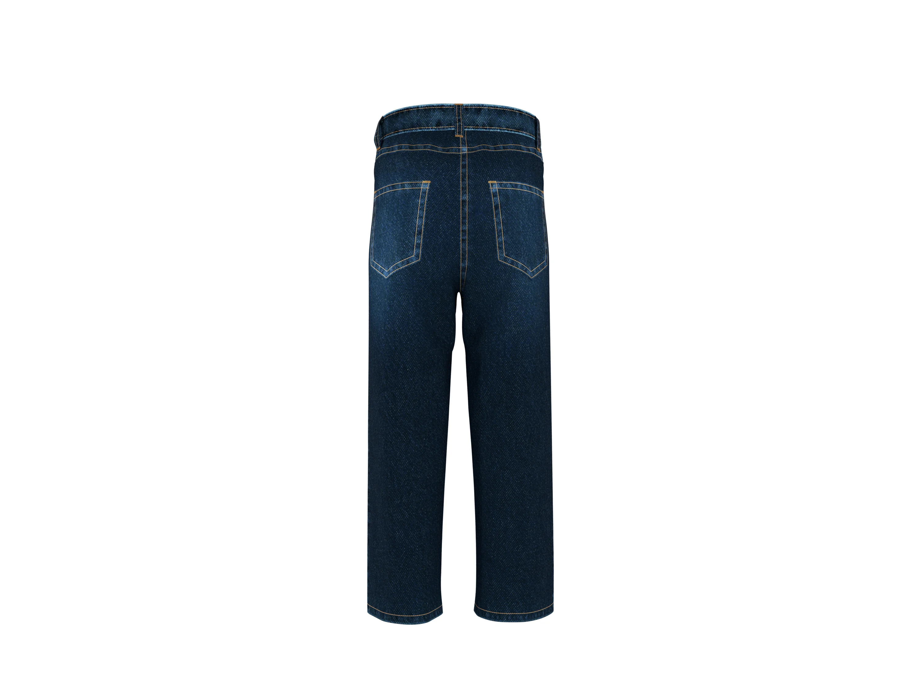 LUPILU® Kleinkinder Jeans, Relaxed Fit (Dunkelblau, 104) – Bild 2 von 4