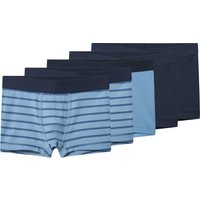LUPILU® Kleinkinder Jungen Boxer, 5 Stück (navy/blau, 98/104)