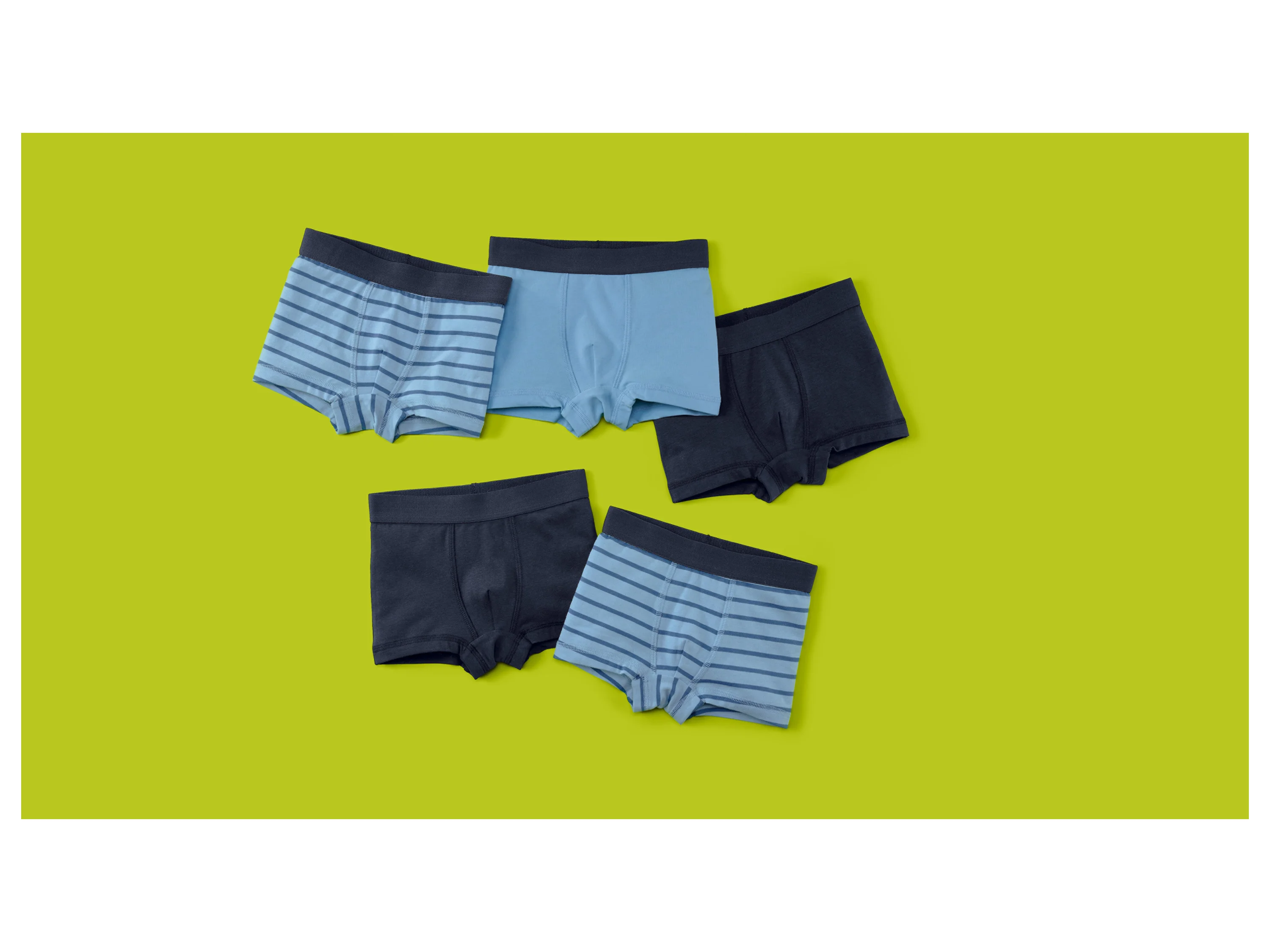 LUPILU® Kleinkinder Jungen Boxer, 5 Stück (navy/blau, 98/104) – Bild 2 von 4
