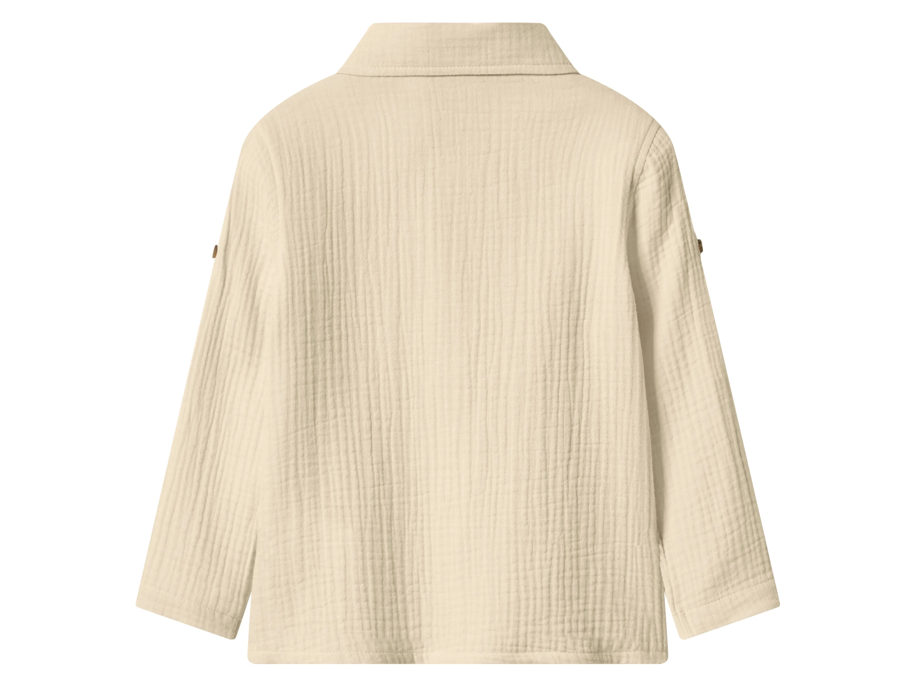 LUPILU® Kleinkinder Jungen Hemd (Beige, 98/104) – Bild 3 von 4