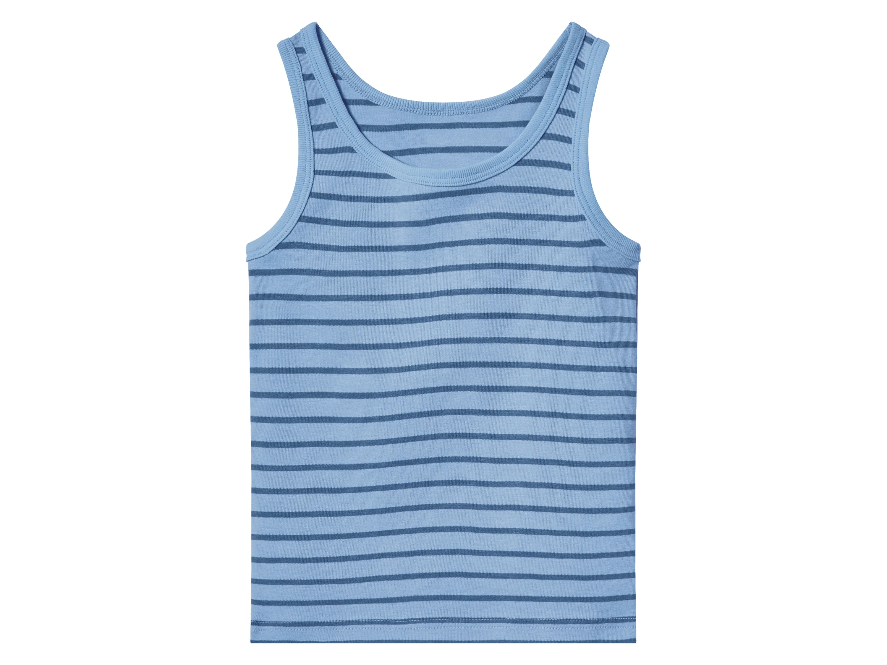 LUPILU® Kleinkinder Jungen Unterhemd, 5 Stück (navy/blau, 122/128) – Bild 4 von 4
