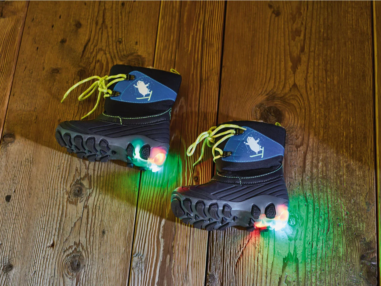 LUPILU® Kleinkinder LED-Winterstiefel (Navy, 25) – Bild 2 von 4