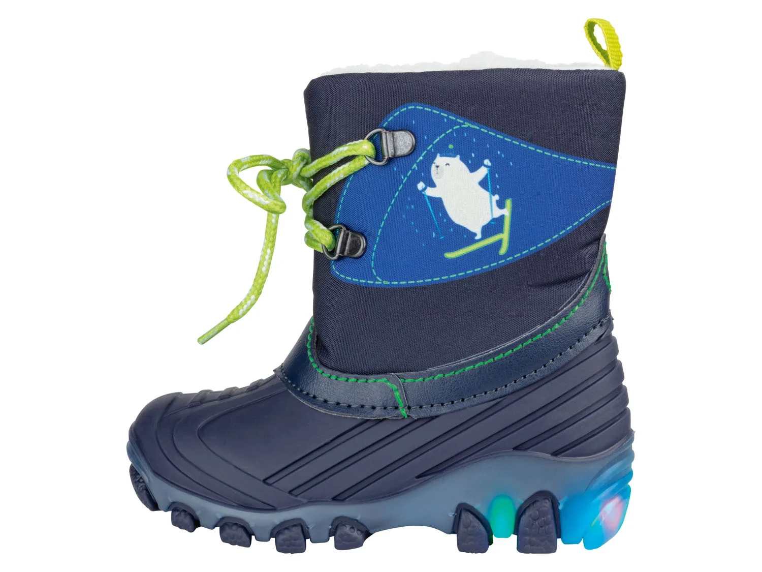LUPILU® Kleinkinder LED-Winterstiefel (Navy, 25) – Bild 3 von 4