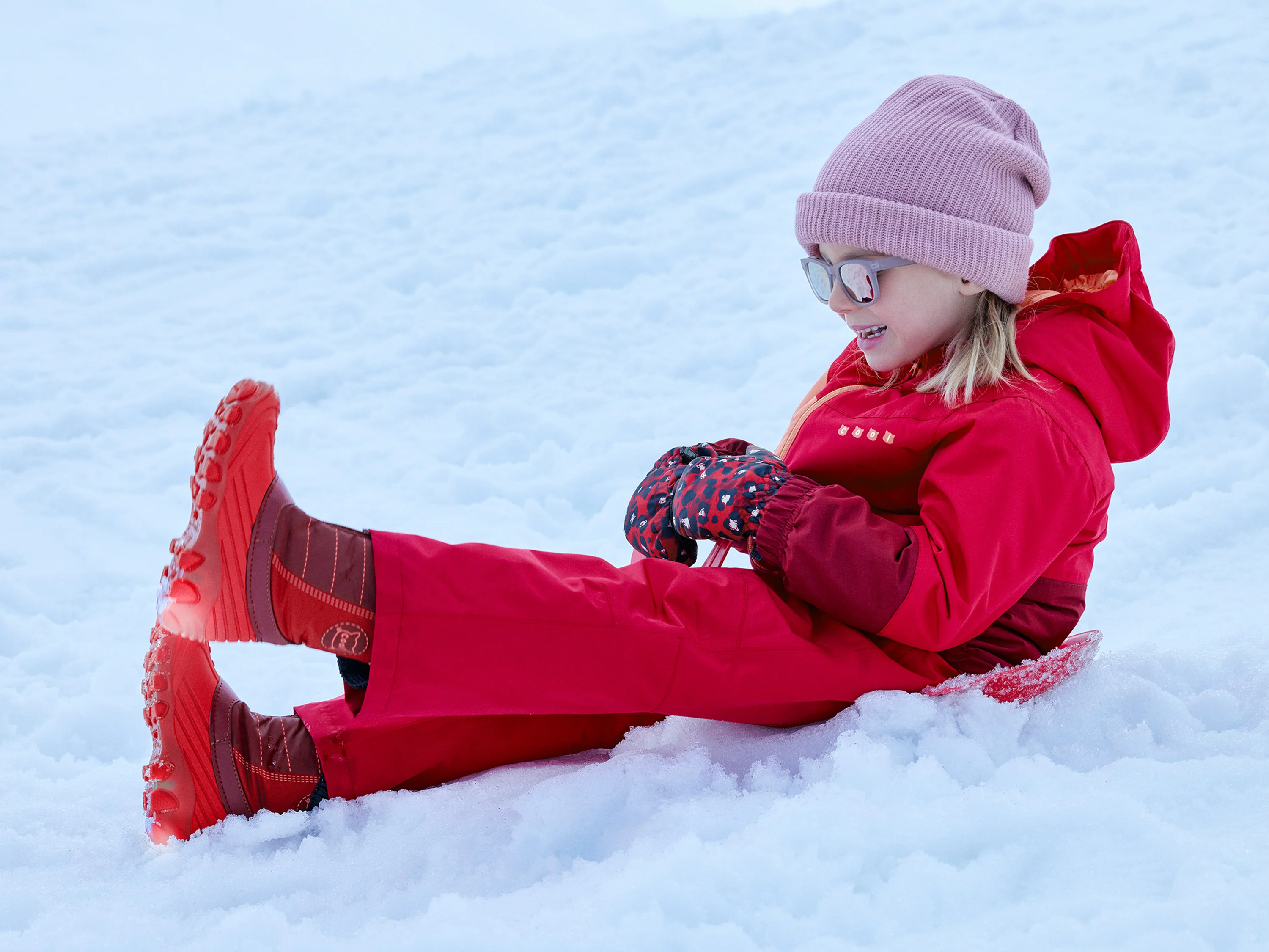LUPILU® Kleinkinder LED-Winterstiefel (Rot, 25) – Bild 3 von 4