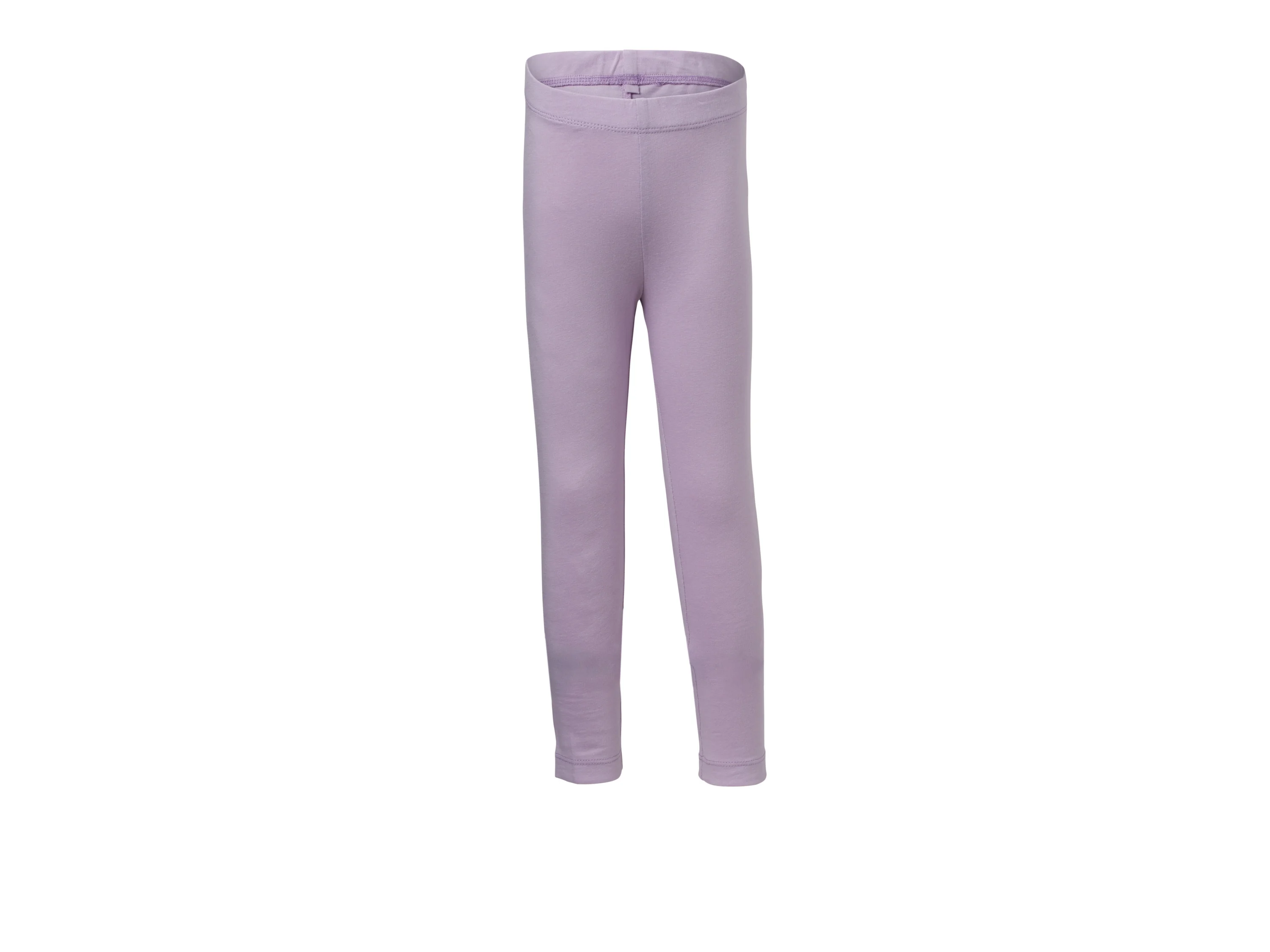 LUPILU® Kleinkinder Leggings, 2 Stück (weiß/lila, 122/128) – Bild 3 von 4