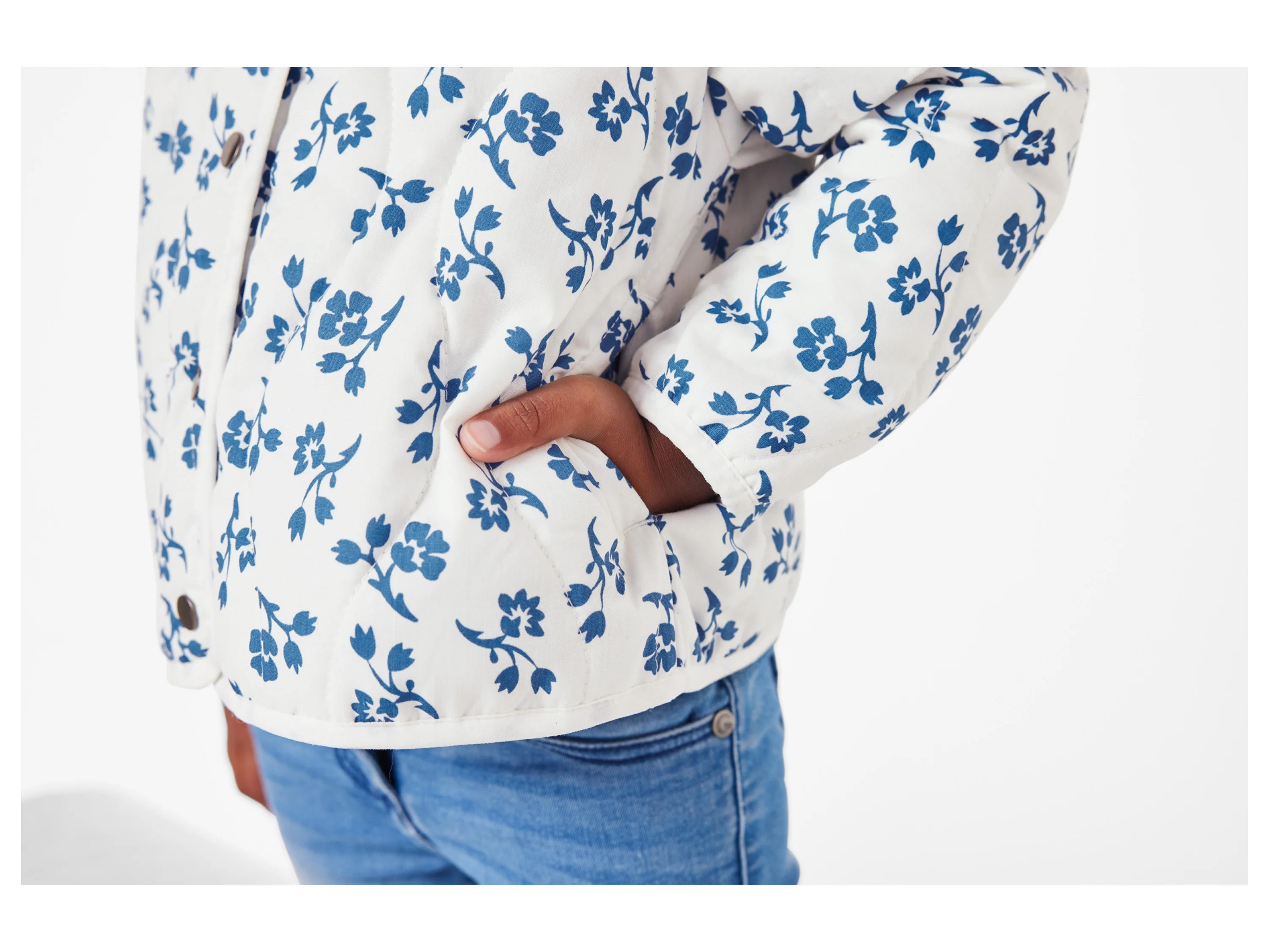 LUPILU® Kleinkinder Mädchen Jacke (Weiß, 110/116) – Bild 4 von 4