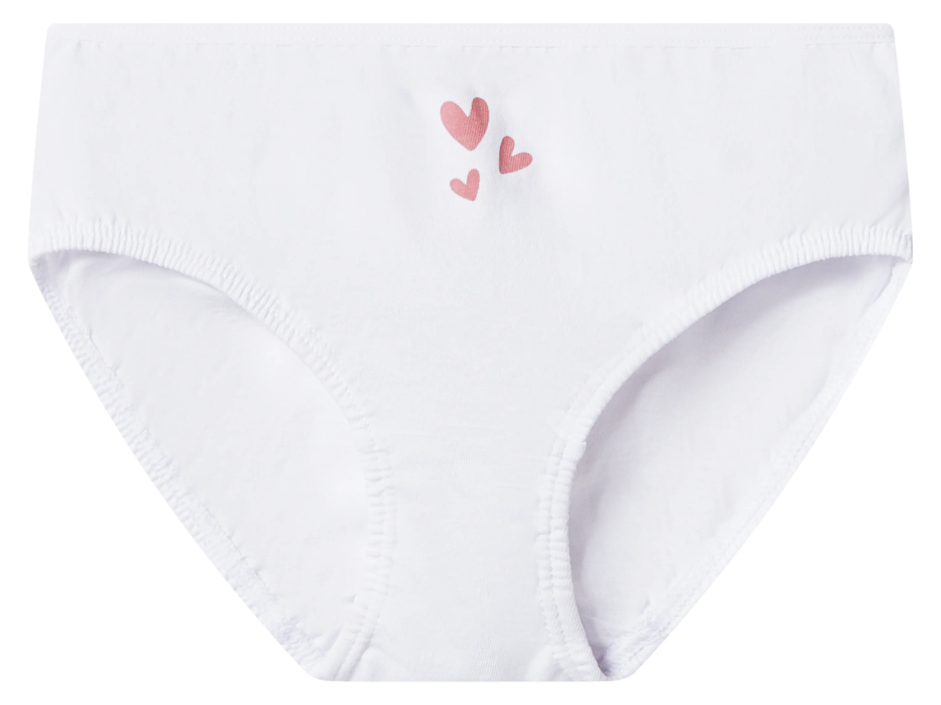 LUPILU® Kleinkinder Mädchen Slip 4er (Weiß, 110/116) – Bild 3 von 4