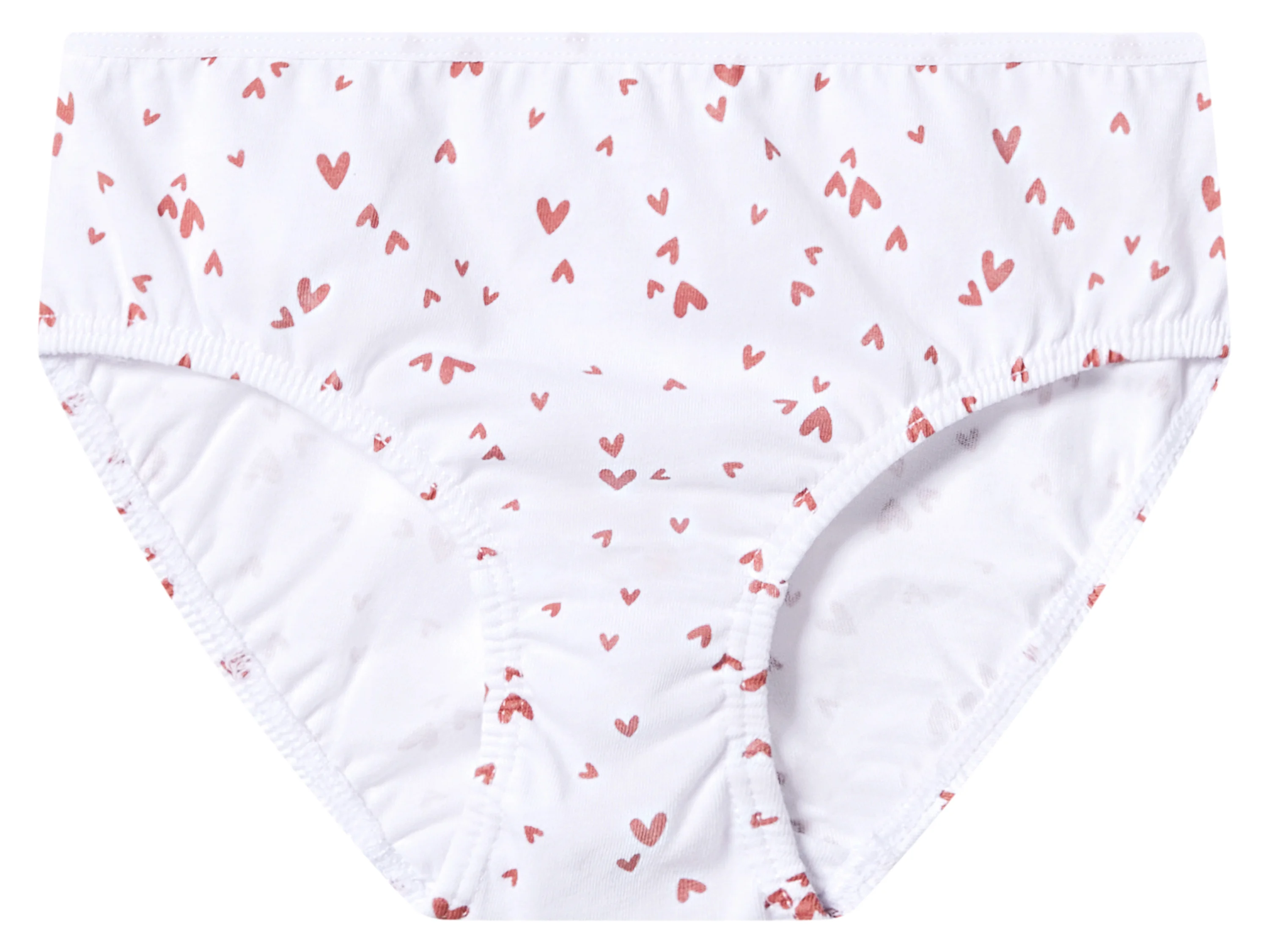 LUPILU® Kleinkinder Mädchen Slip 4er (Weiß, 110/116) – Bild 4 von 4